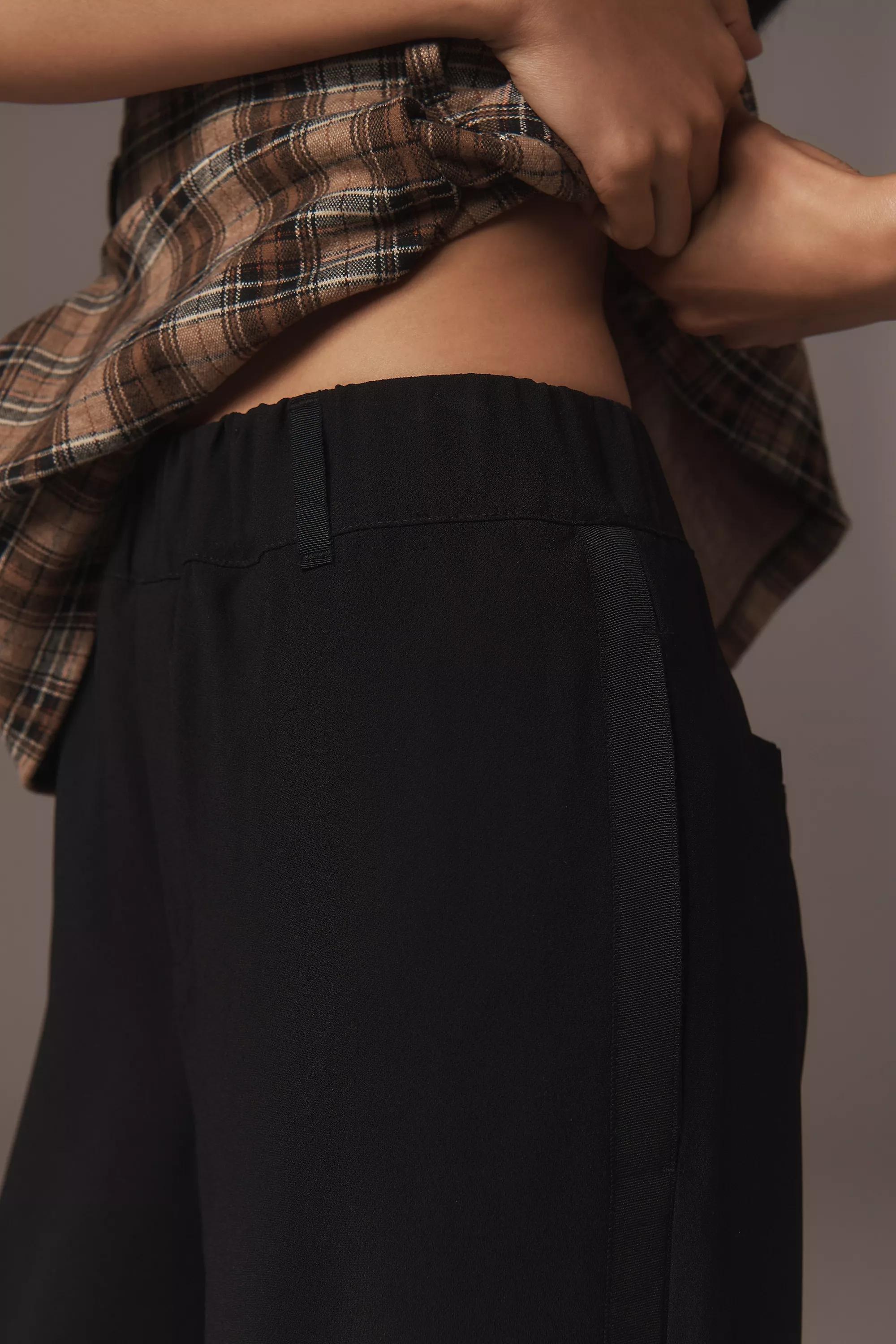 Anthropologie Plain Formal Trousers, Black, A501_0001, large image number 2