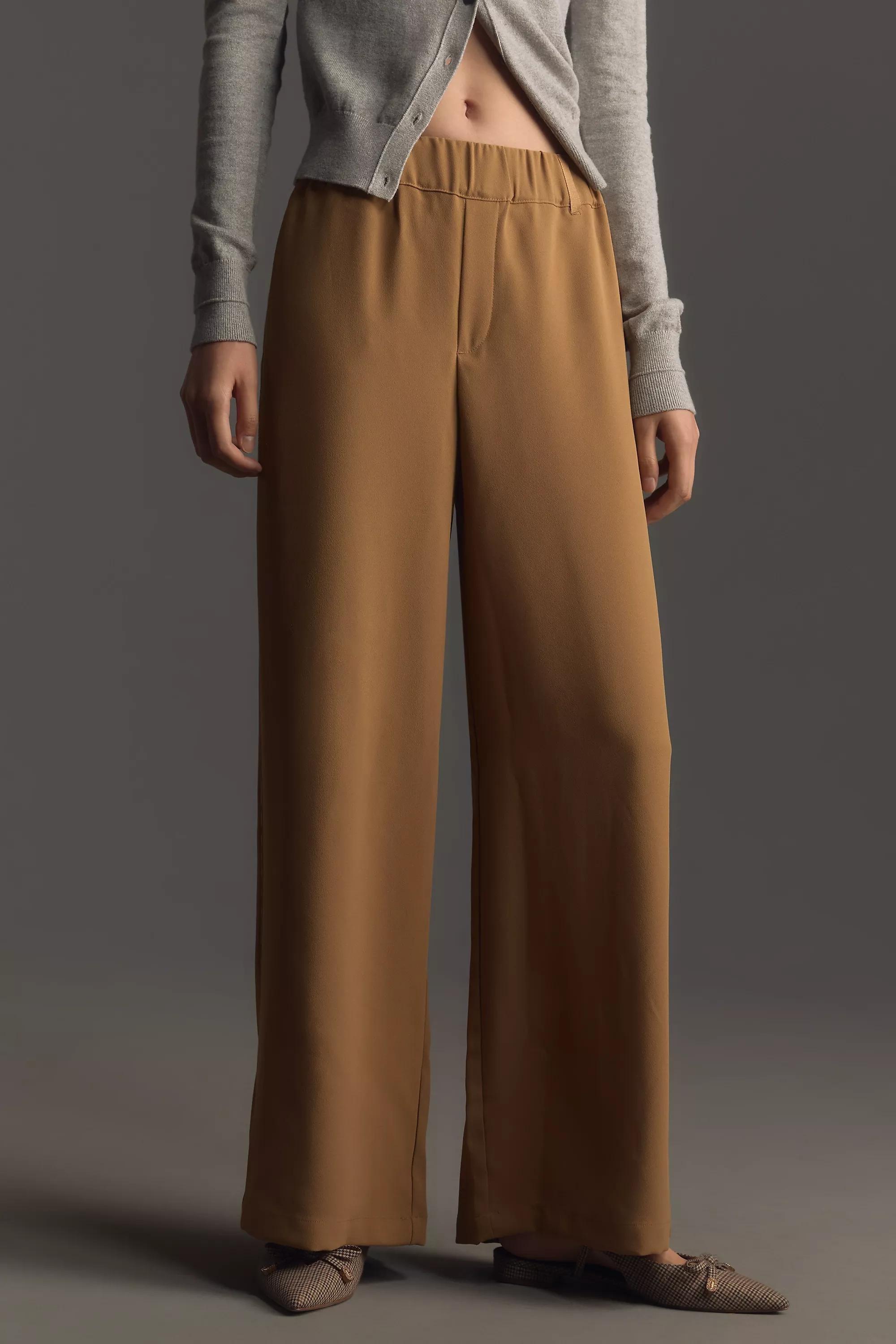 Anthropologie  Block Casual Trousers, Brown, , large image number 4