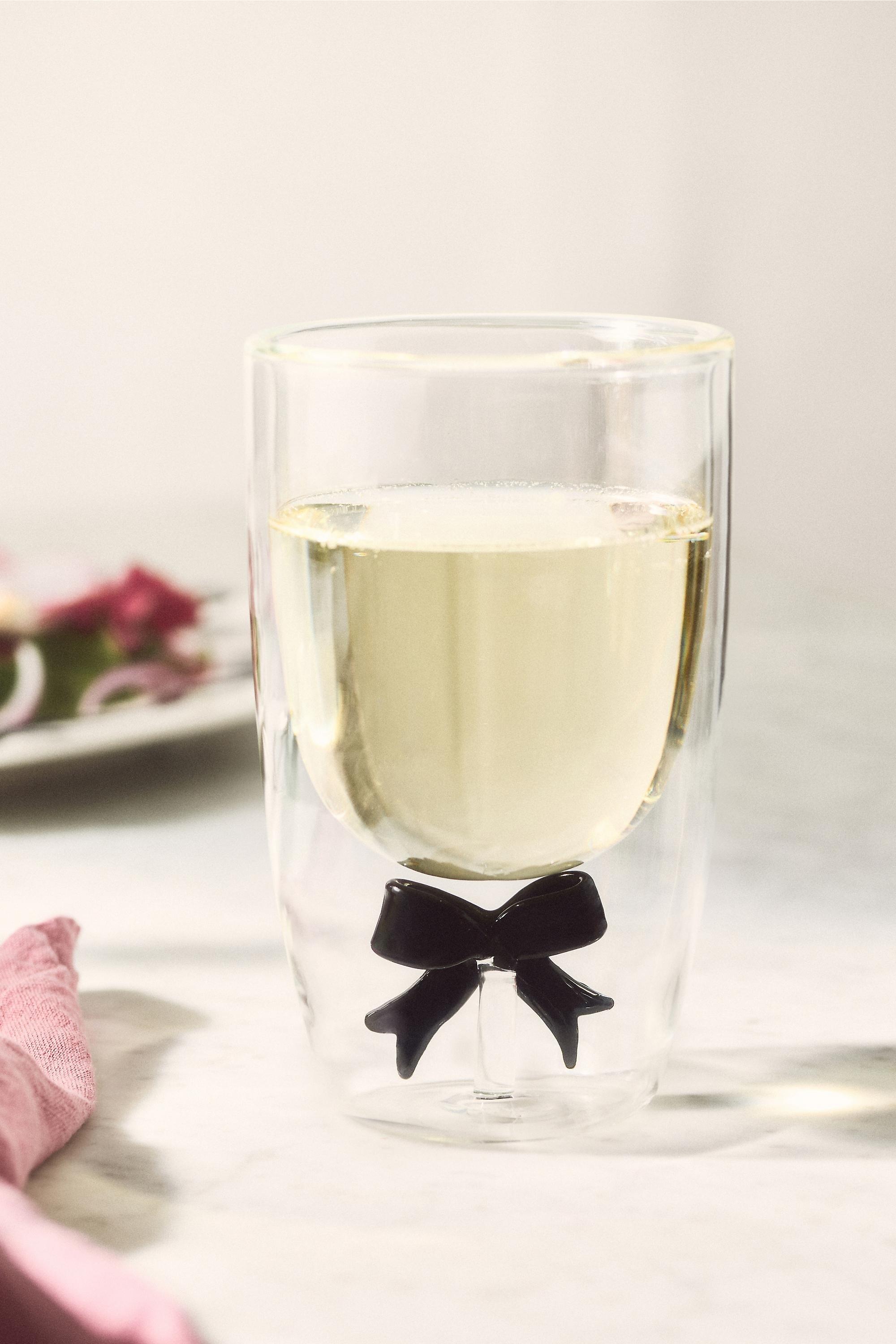 Talullah Double-Walled Glass Tumbler, Black, A501_0001, large image number 0