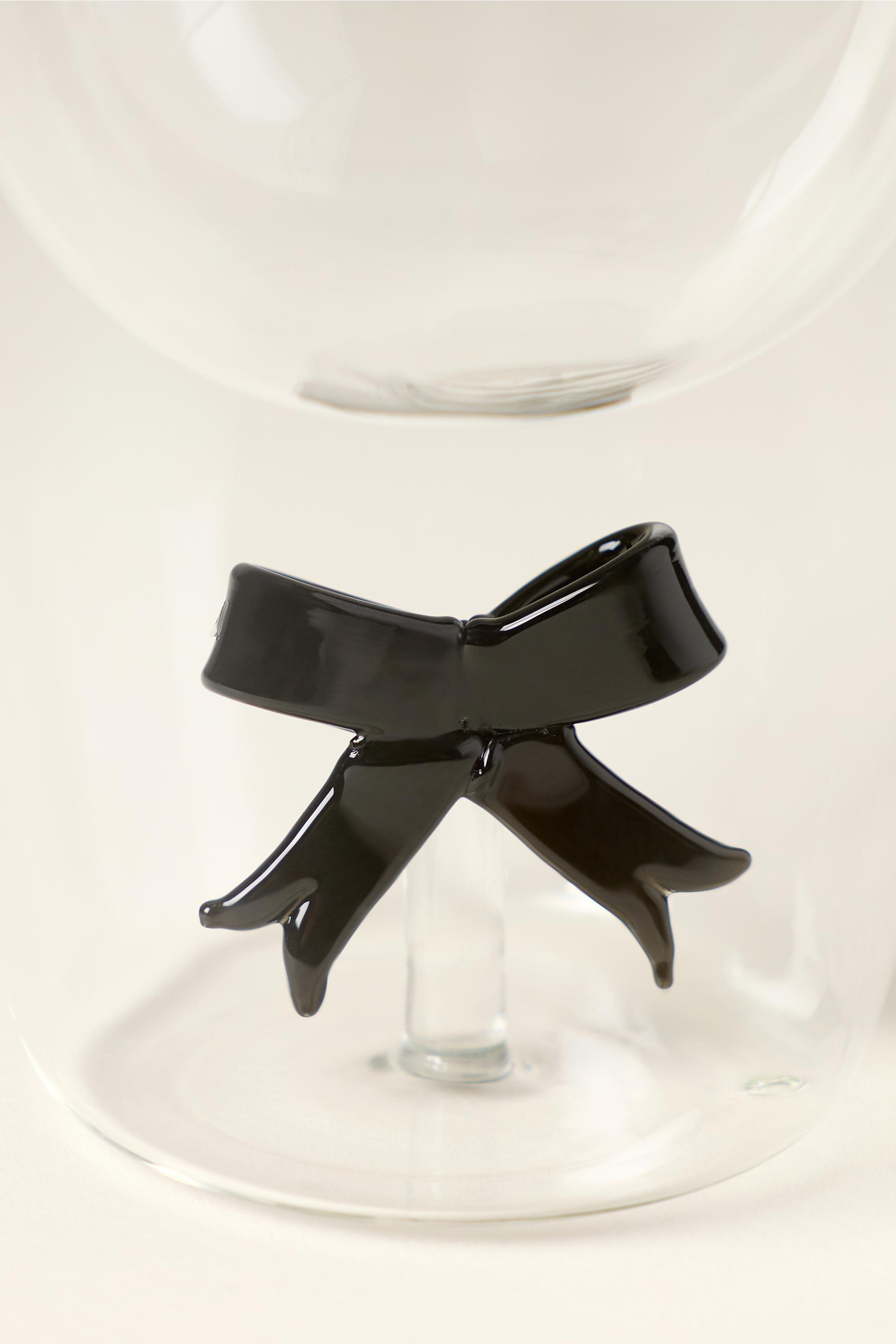 Talullah Double-Walled Glass Tumbler, Black, A501_0001, large image number 2