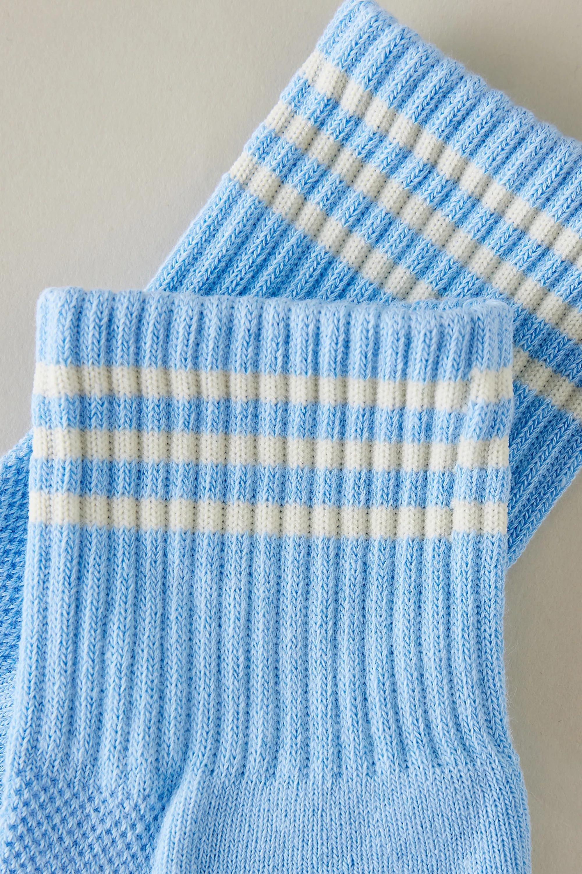 Anthropologie Girlfriend Socks, Blue, A501_0040, large image number 5