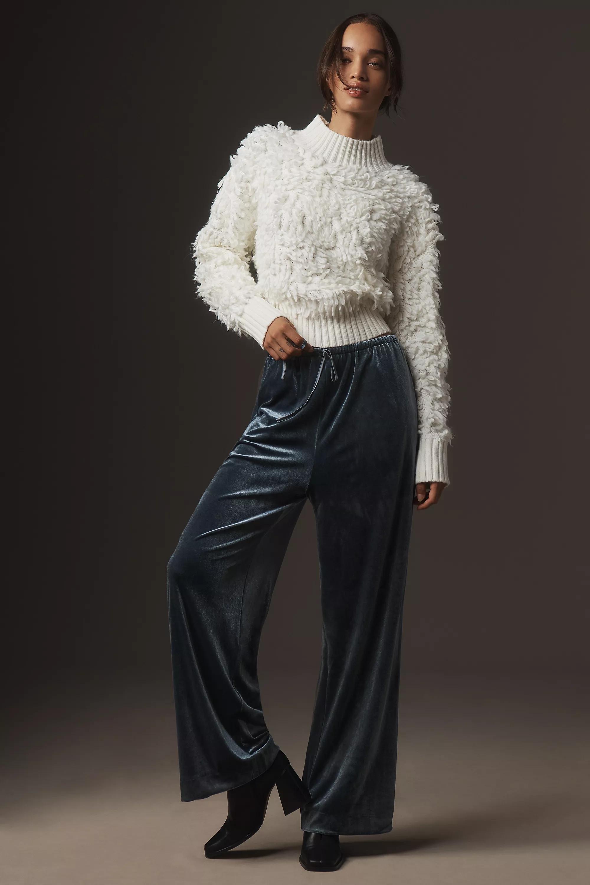 Anthropologie Plain Casual Trousers, Grey, , large image number 0