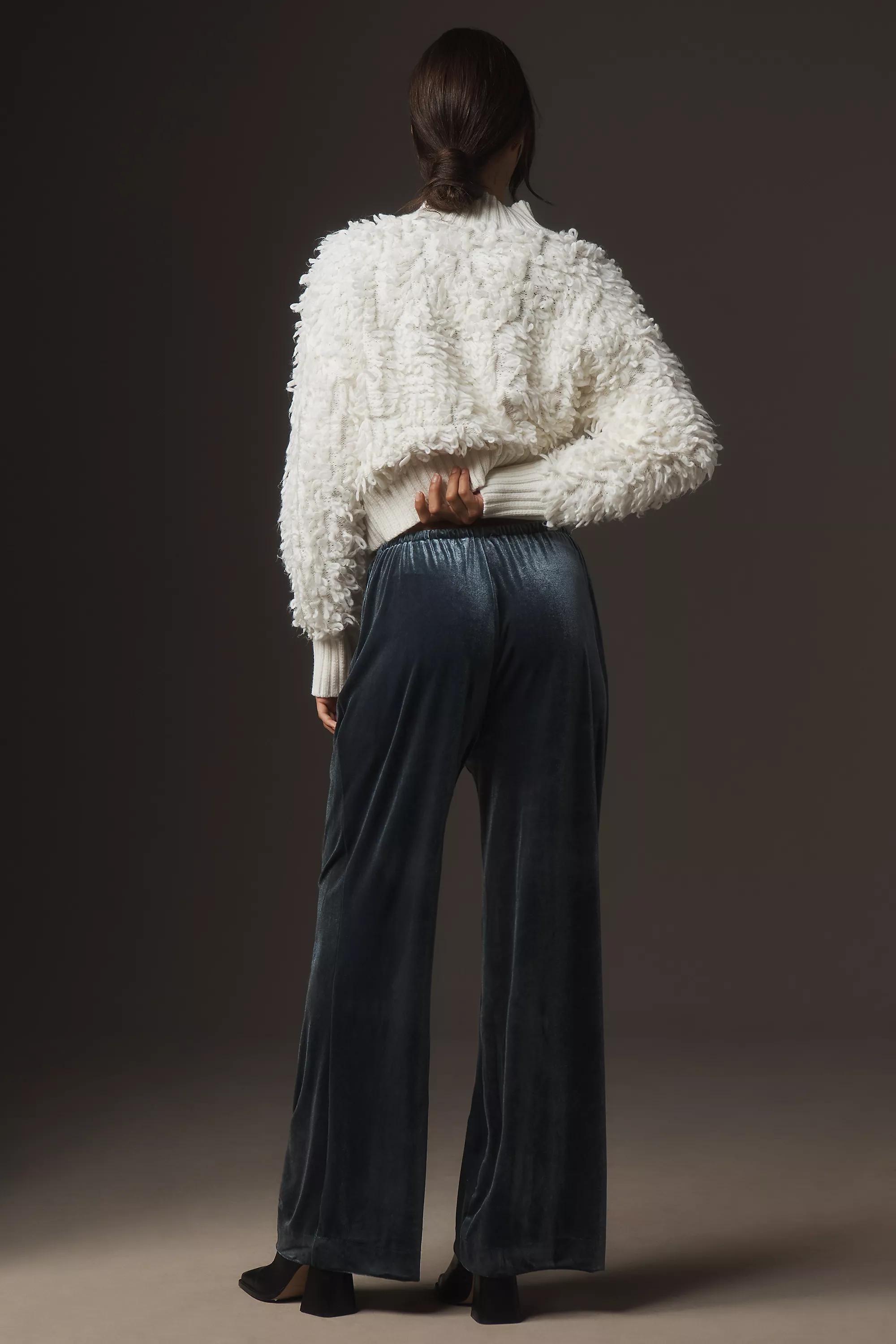 Anthropologie Plain Casual Trousers, Grey, A501_0004, large image number 1