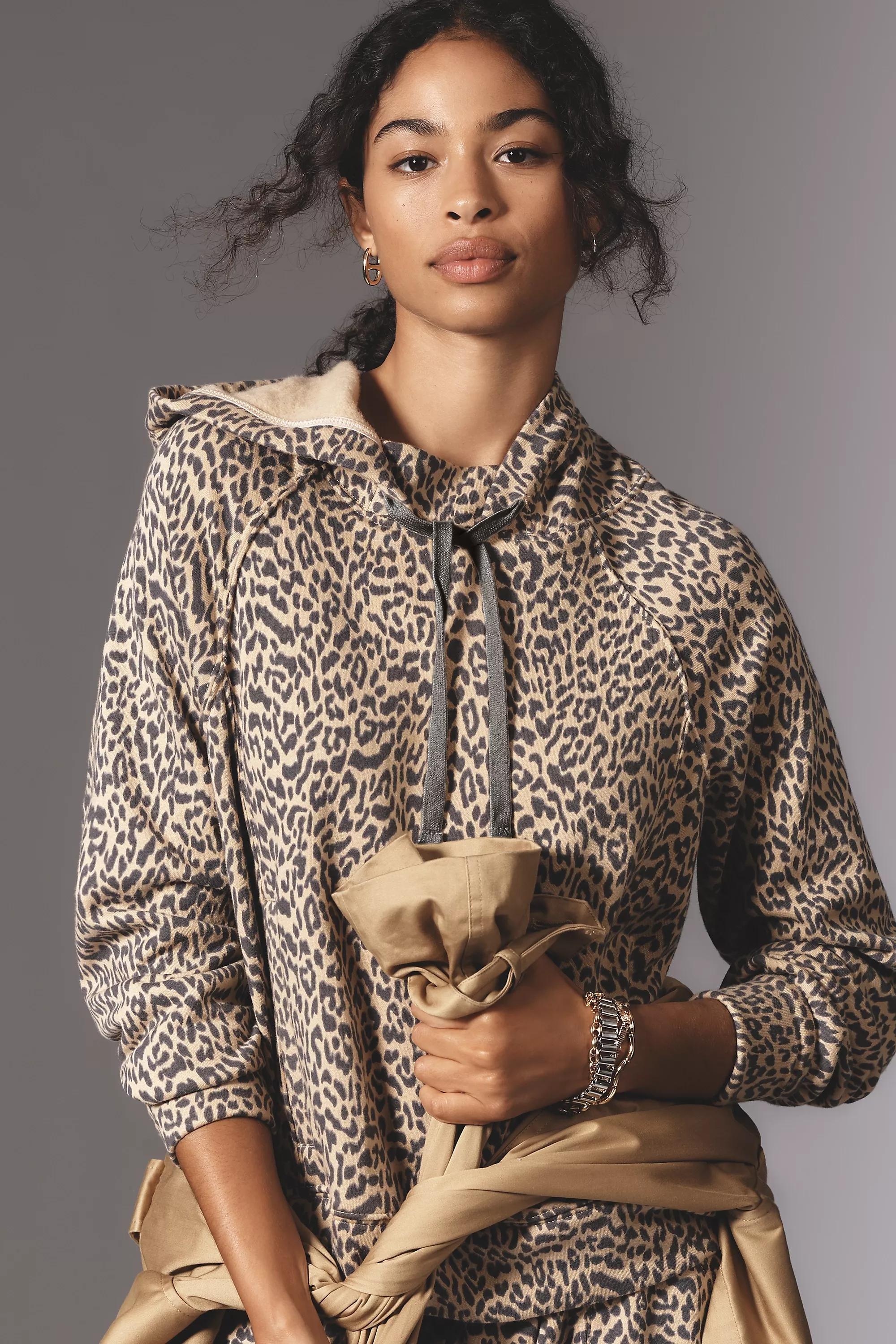 Daily Practice By Anthropologie Drawstring Hoodie, Khaki, , large image number 0