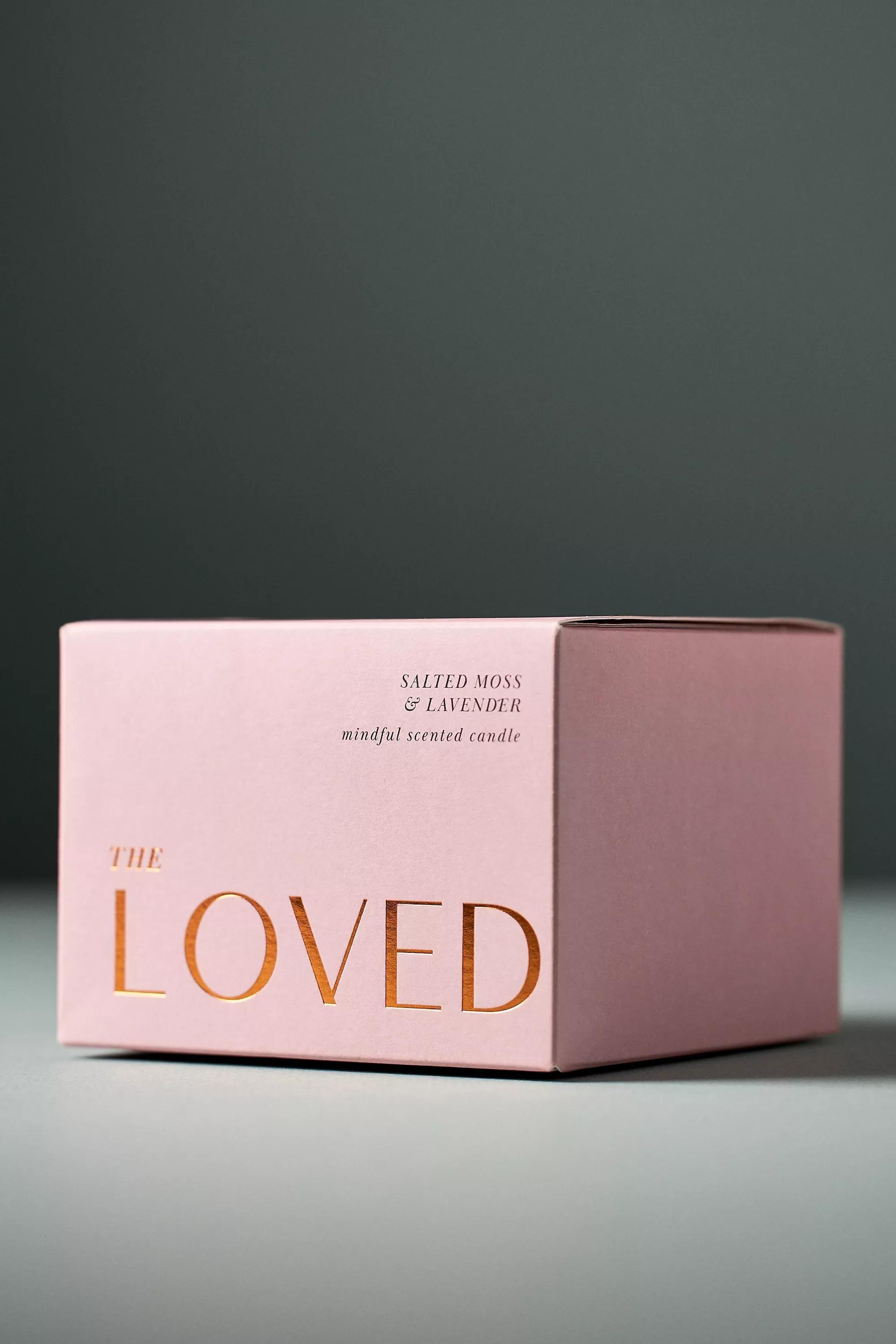 The Loved Woody Salted Moss And Lavender Glass Candle, Purple, A501_0053, large image number 2
