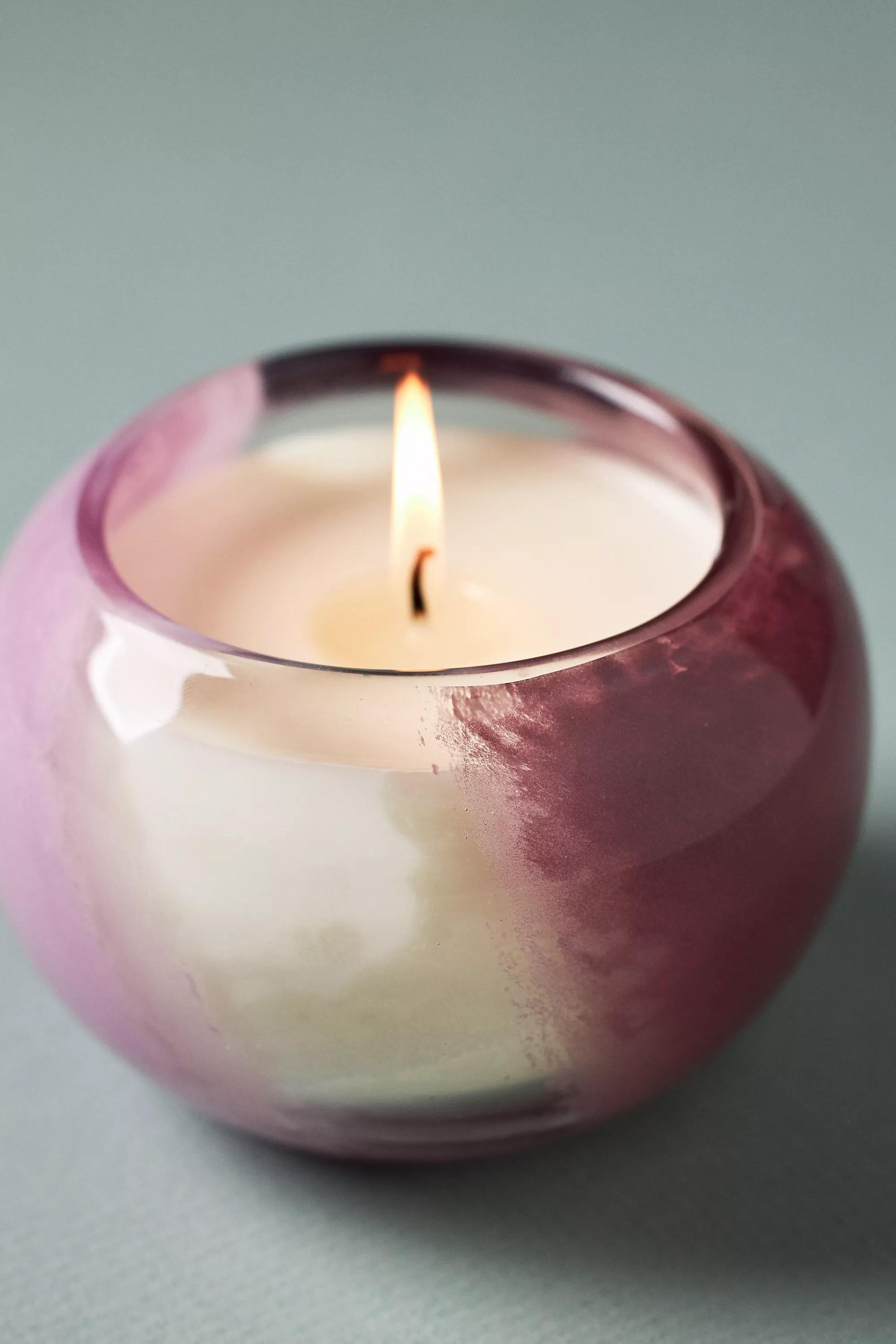 The Loved Woody Salted Moss And Lavender Glass Candle, Purple, A501_0053, large image number 4