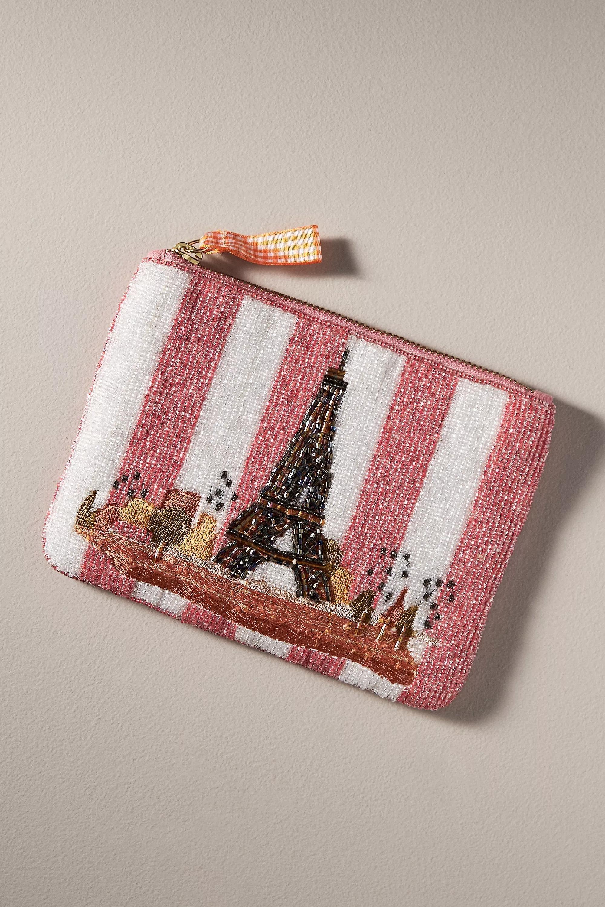 PINK Beaded City Pouch, A501_0066, large image number 0
