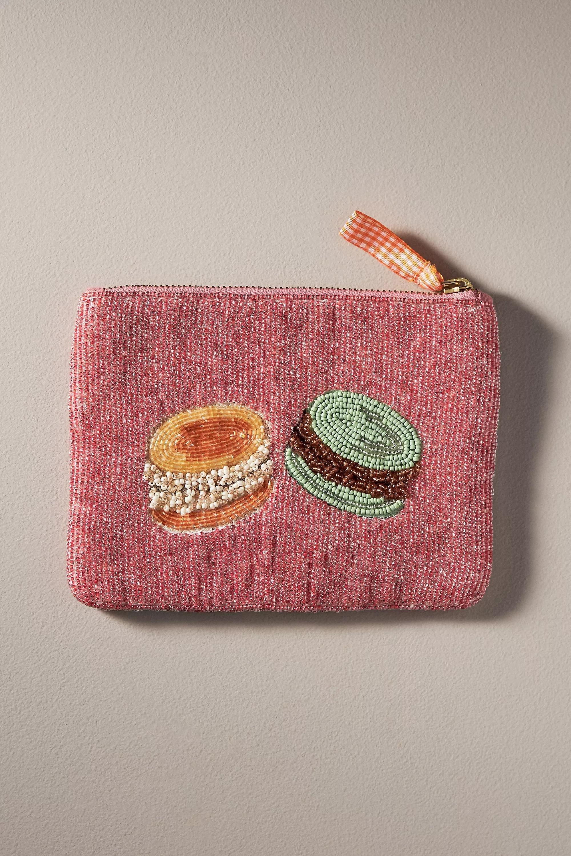 PINK Beaded City Pouch, A501_0066, large image number 2