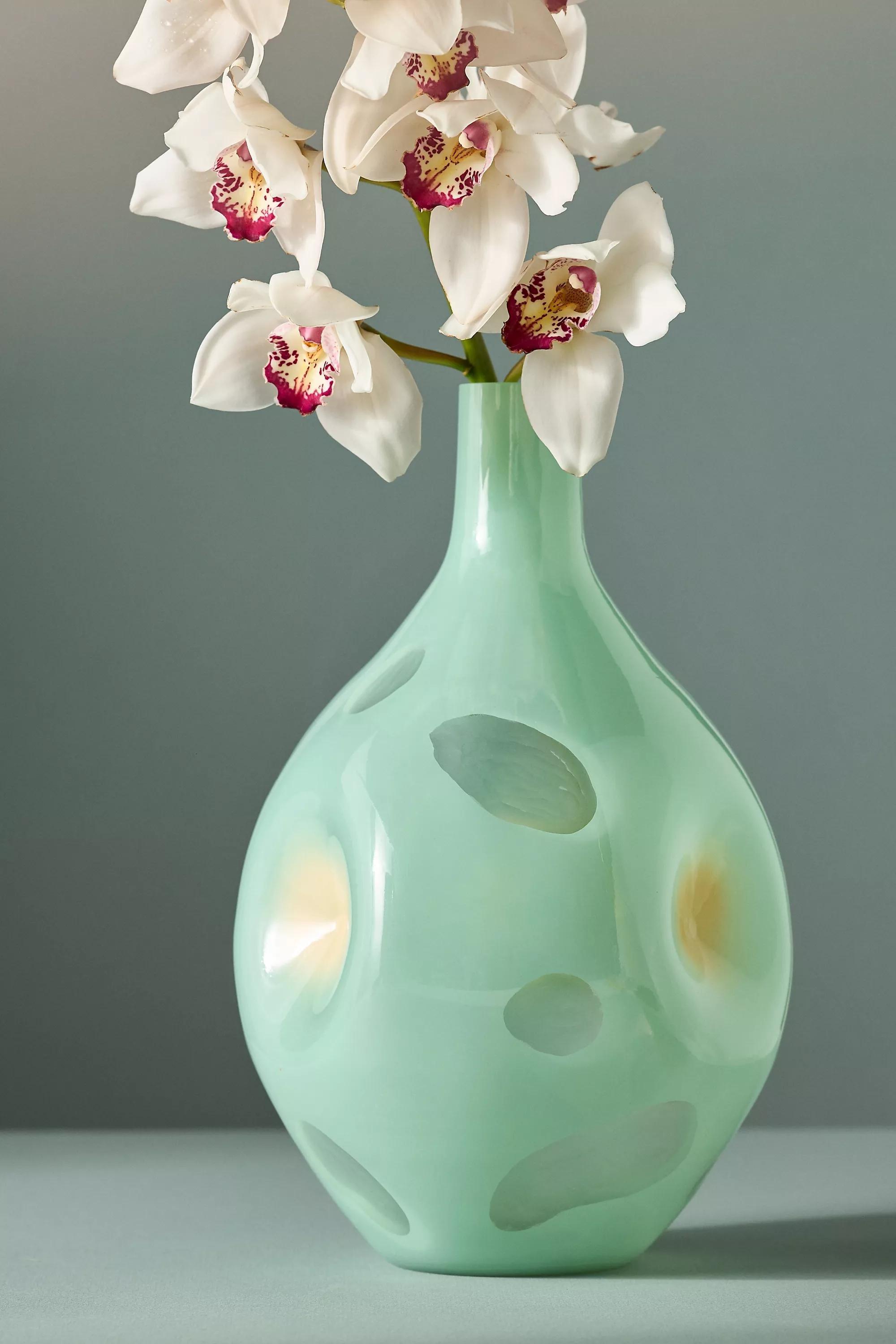 Aura Glass Vase, Green, A501_0102, large image number 0