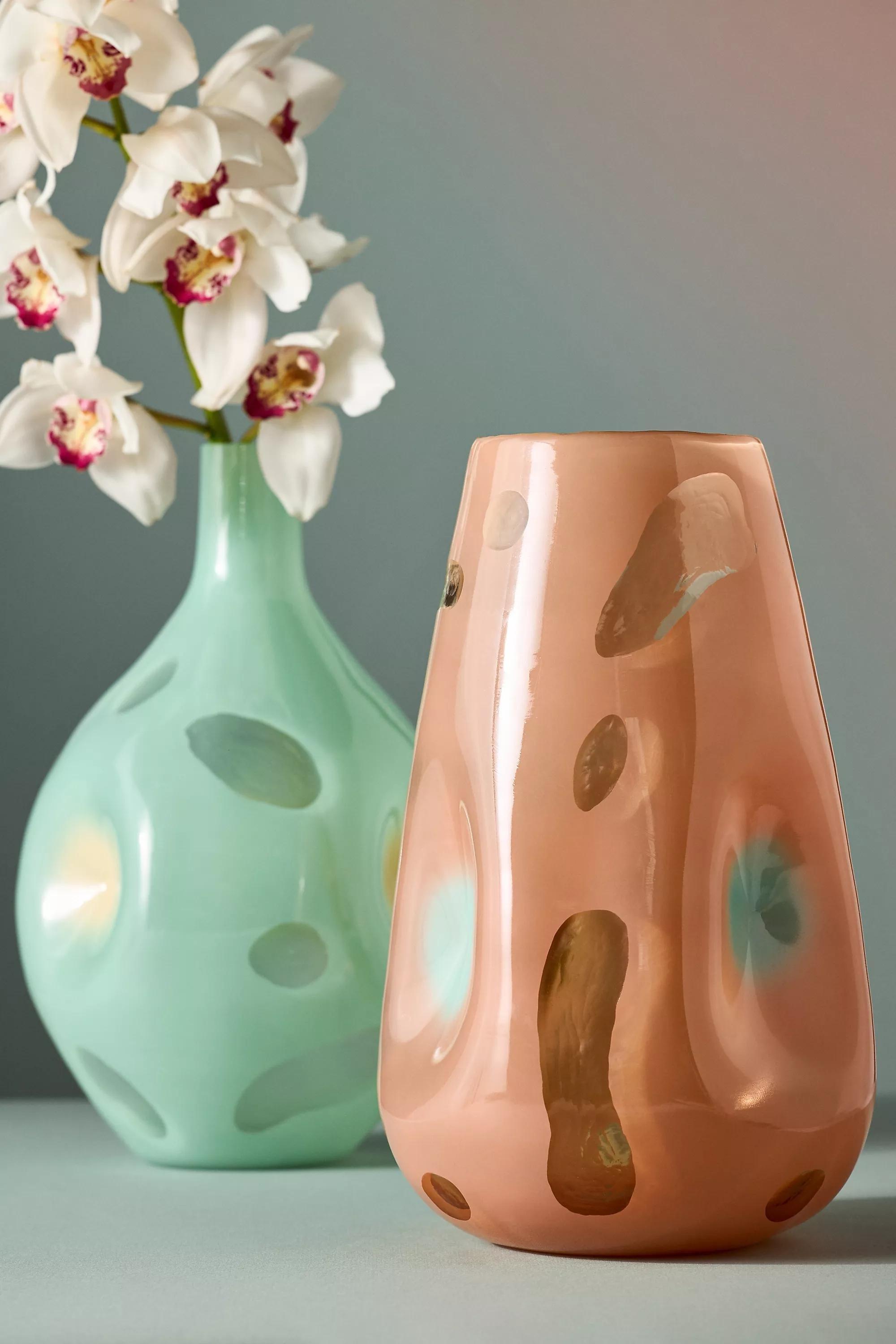 Aura Glass Vase, Green, A501_0102, large image number 1