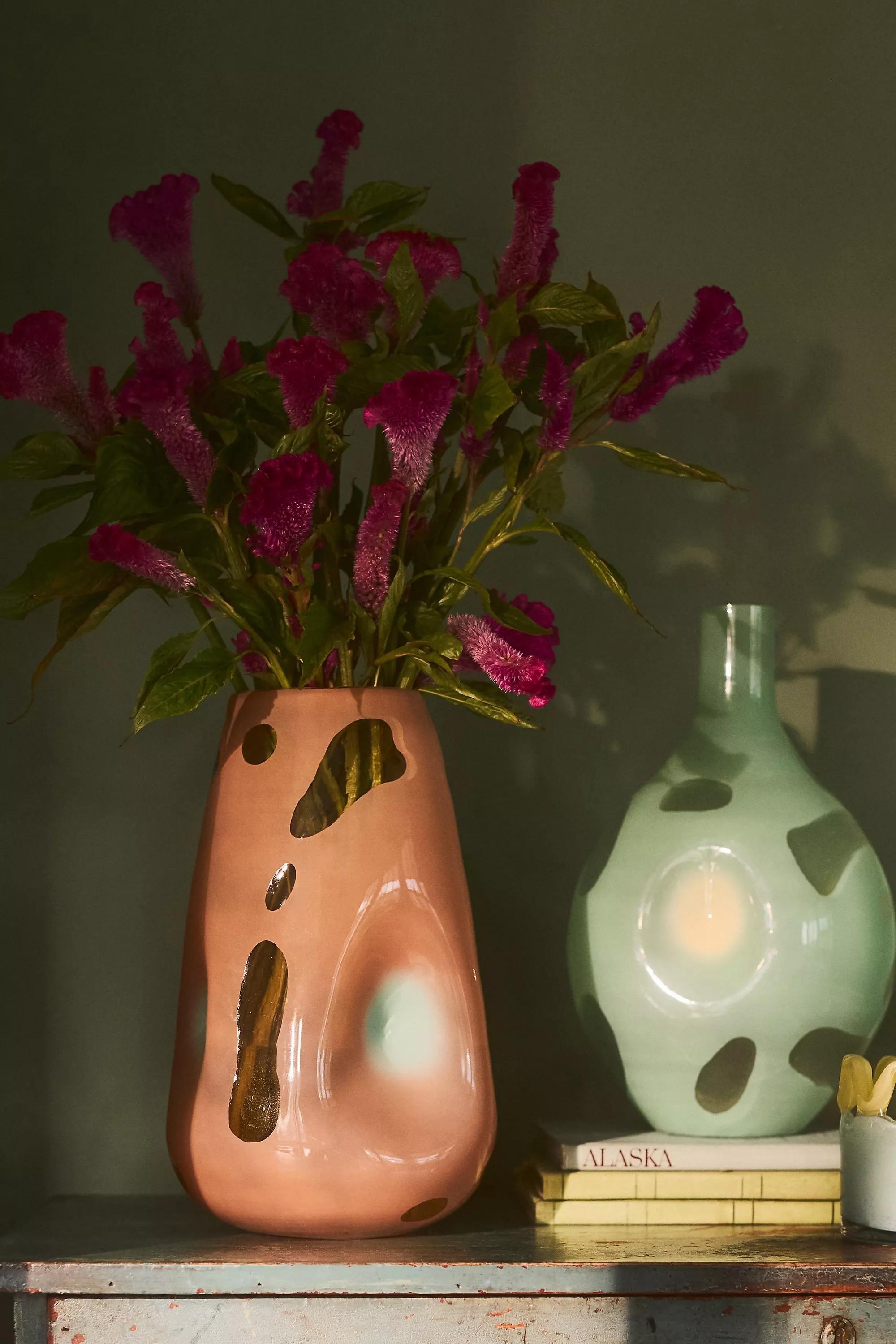 Aura Glass Vase, Green, A501_0102, large image number 3