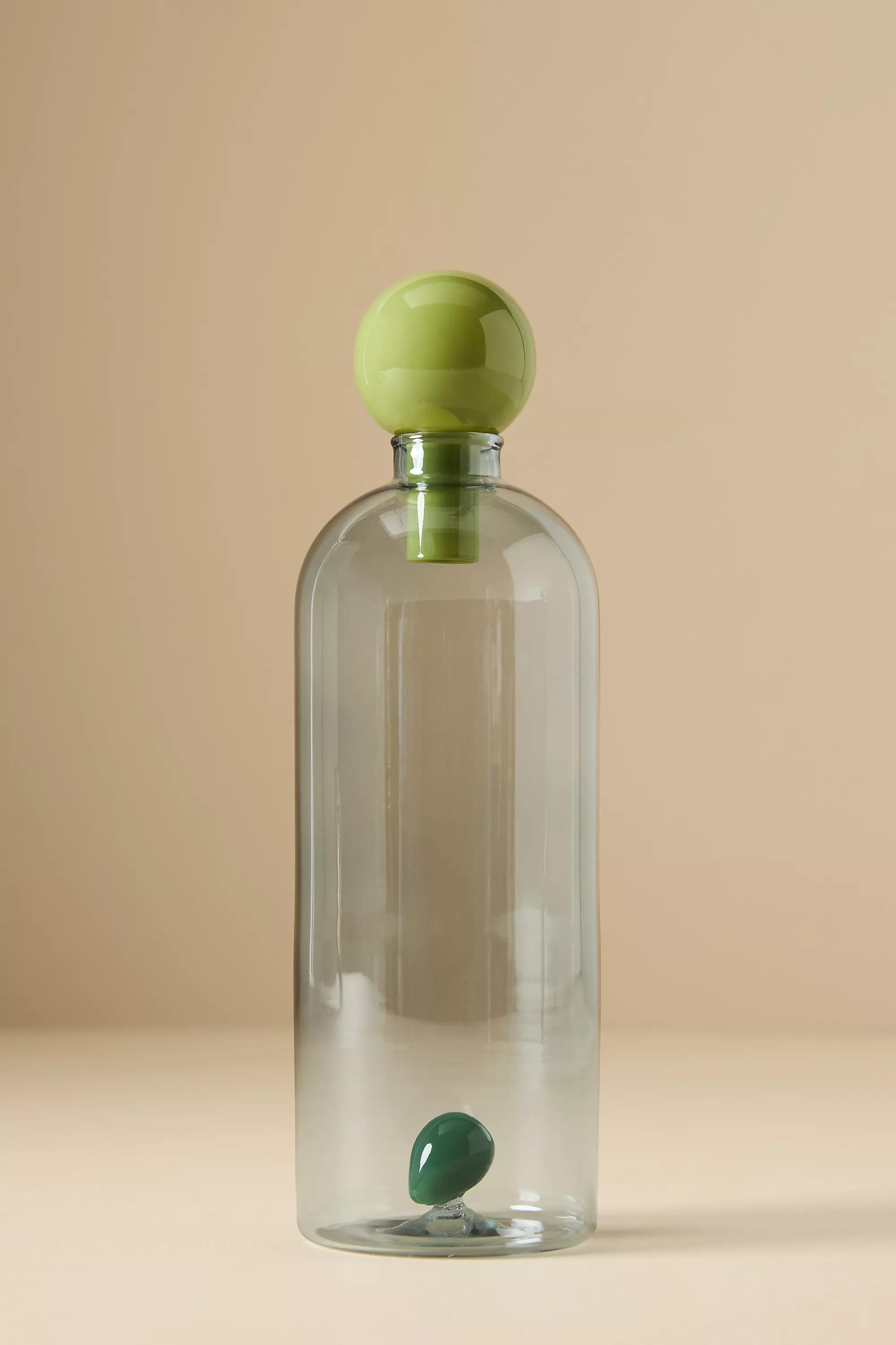 Catania Glass Olive Oil Cruet, Green, A501_0045, large image number 0