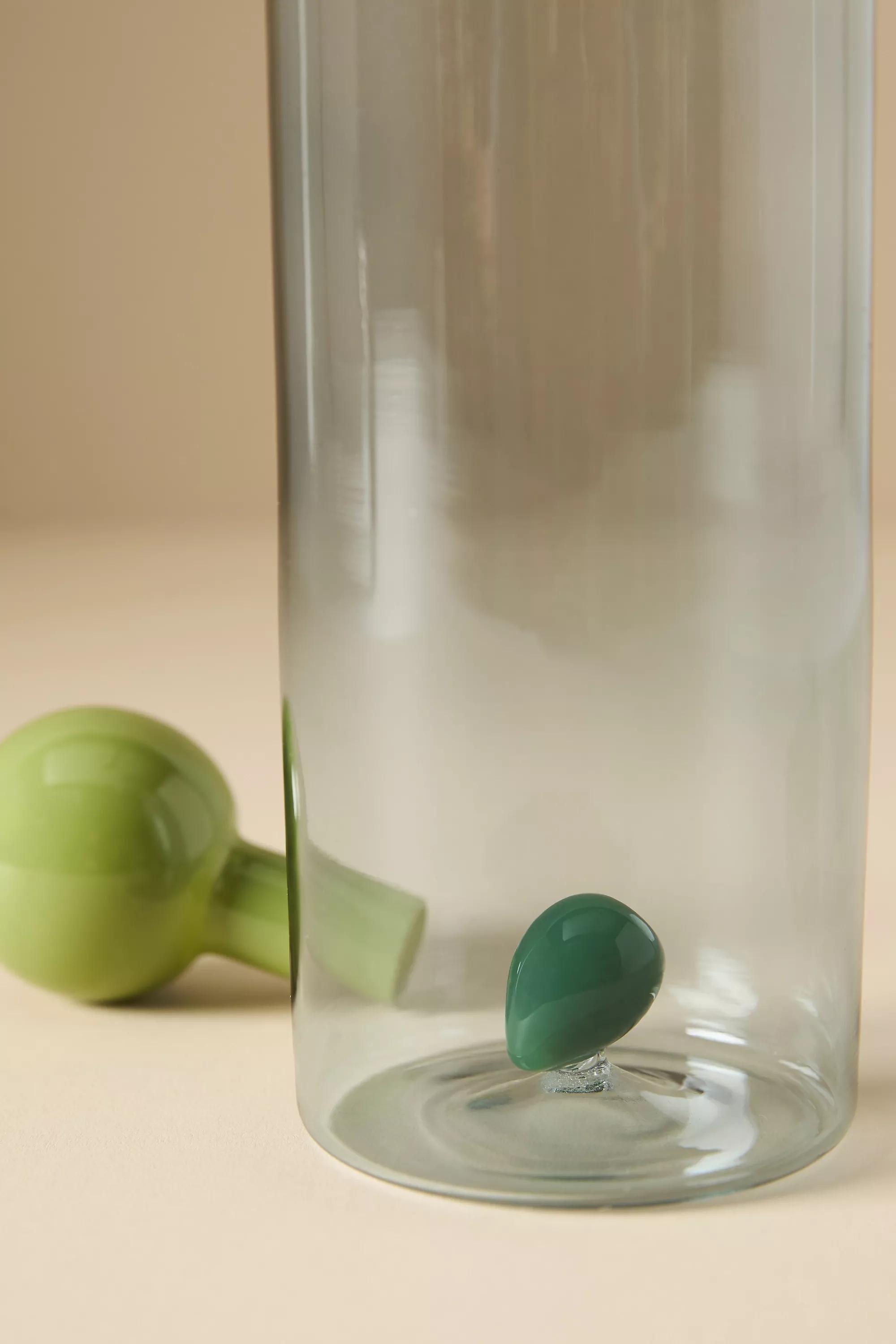 Catania Glass Olive Oil Cruet, Green, A501_0045, large image number 2