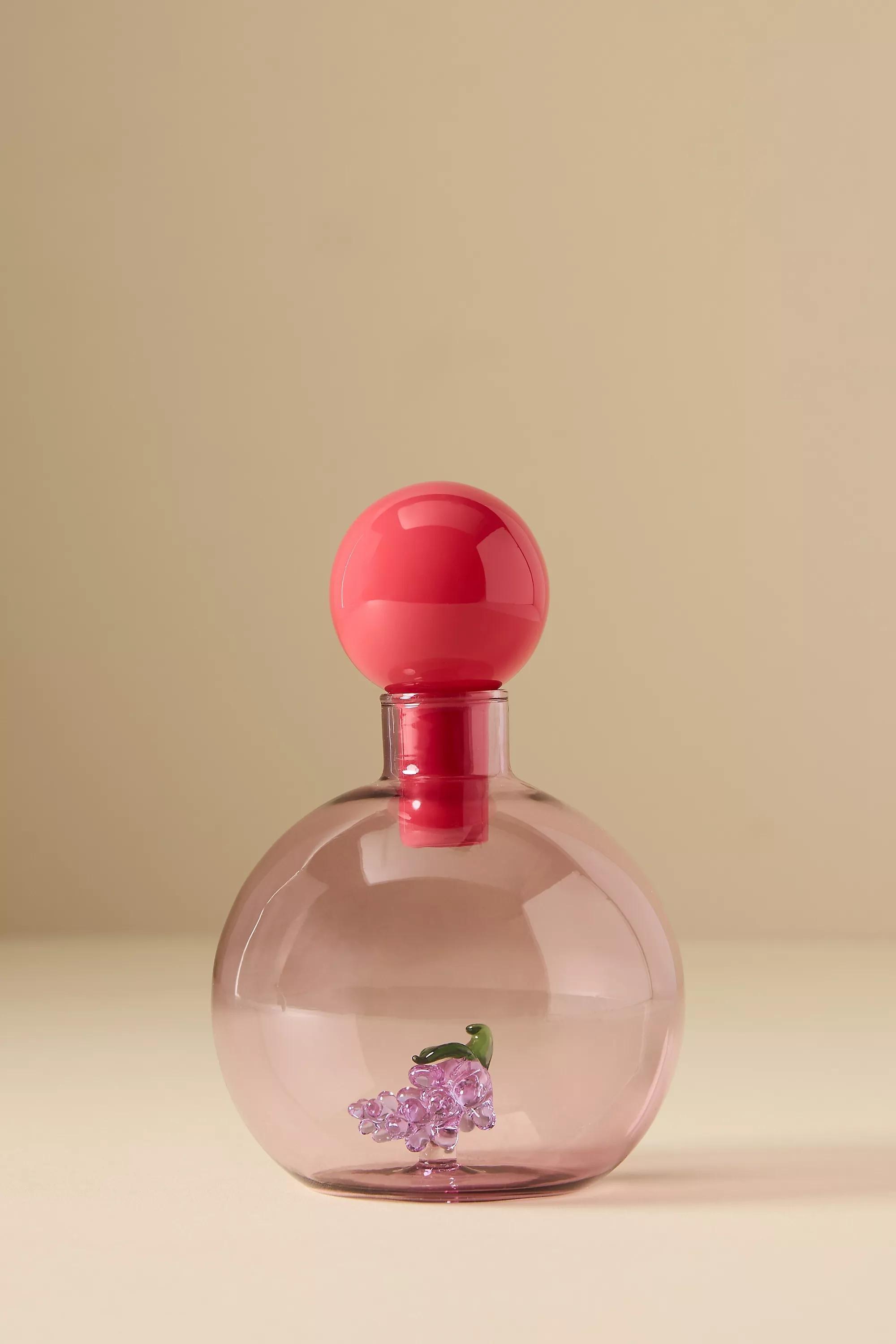 Catania Glass Vinegar Cruet, Purple, A501_0056, medium