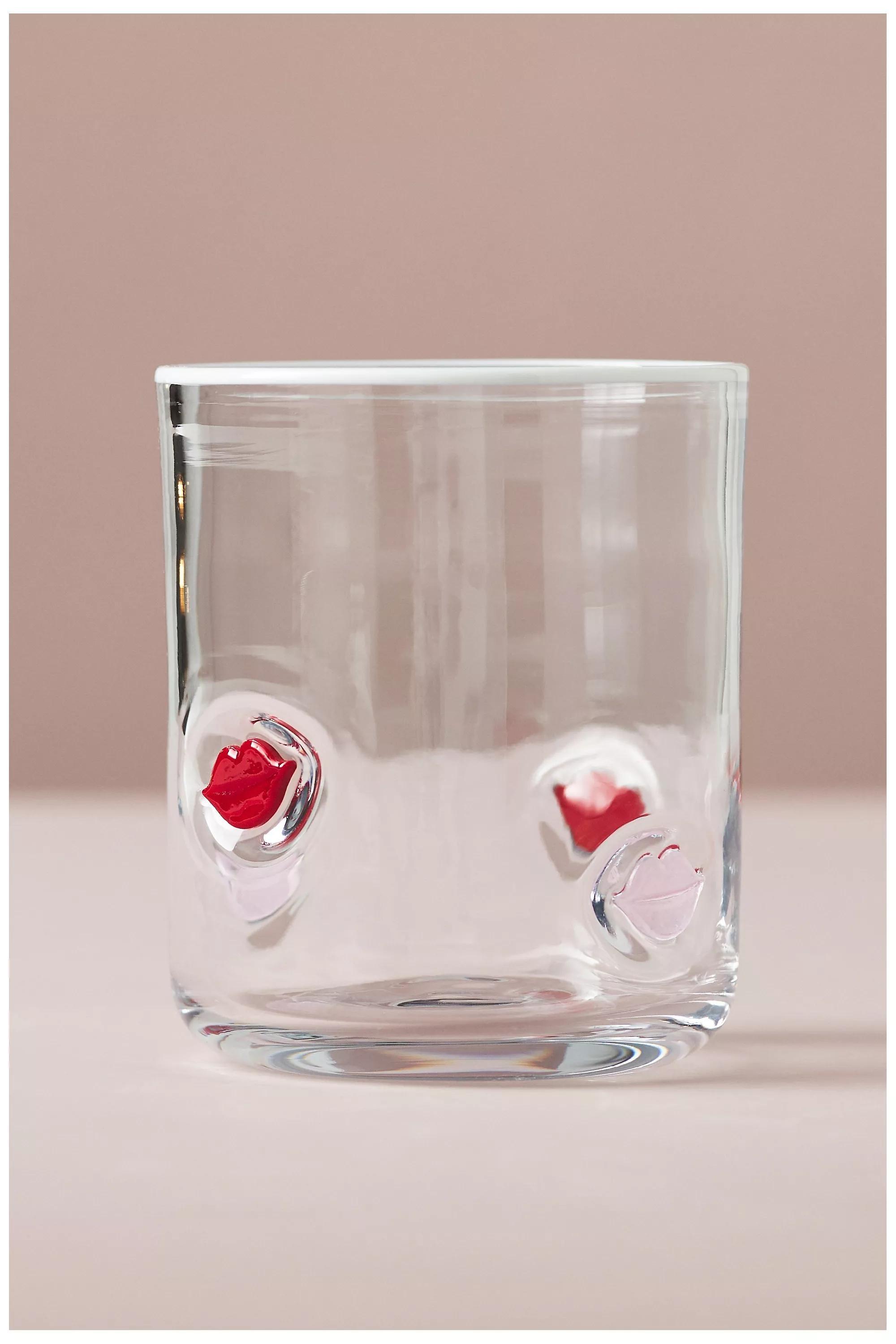 Valentine's Day Icon Juice Glass, Red, A501_0016, large image number 0