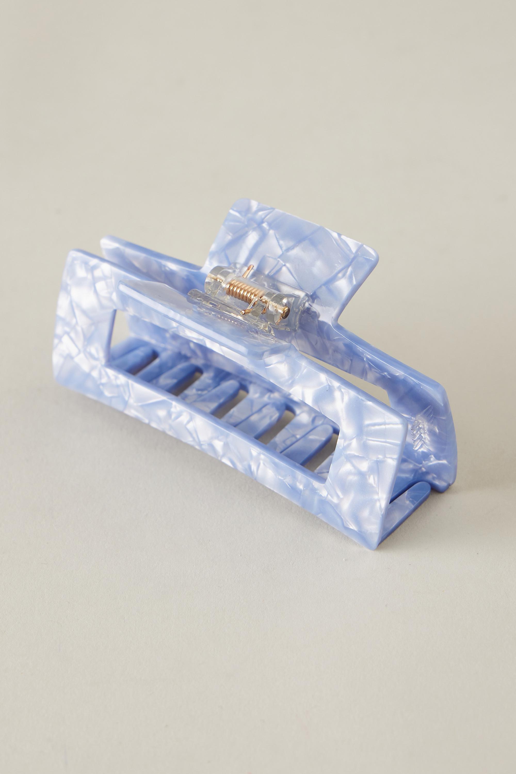 BLUE Square Resin Claw Clip, A501_0040, large image number 0