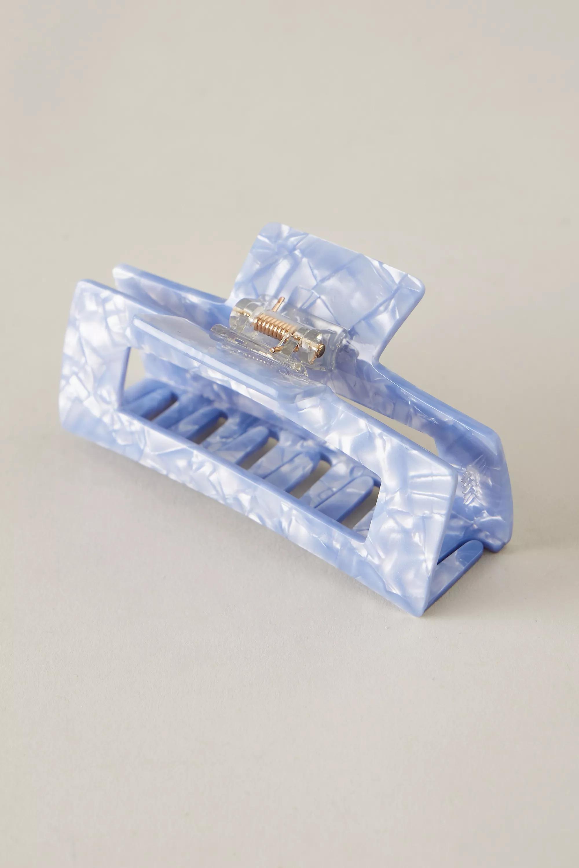 BLUE Square Resin Claw Clip, A501_0040, large image number 1