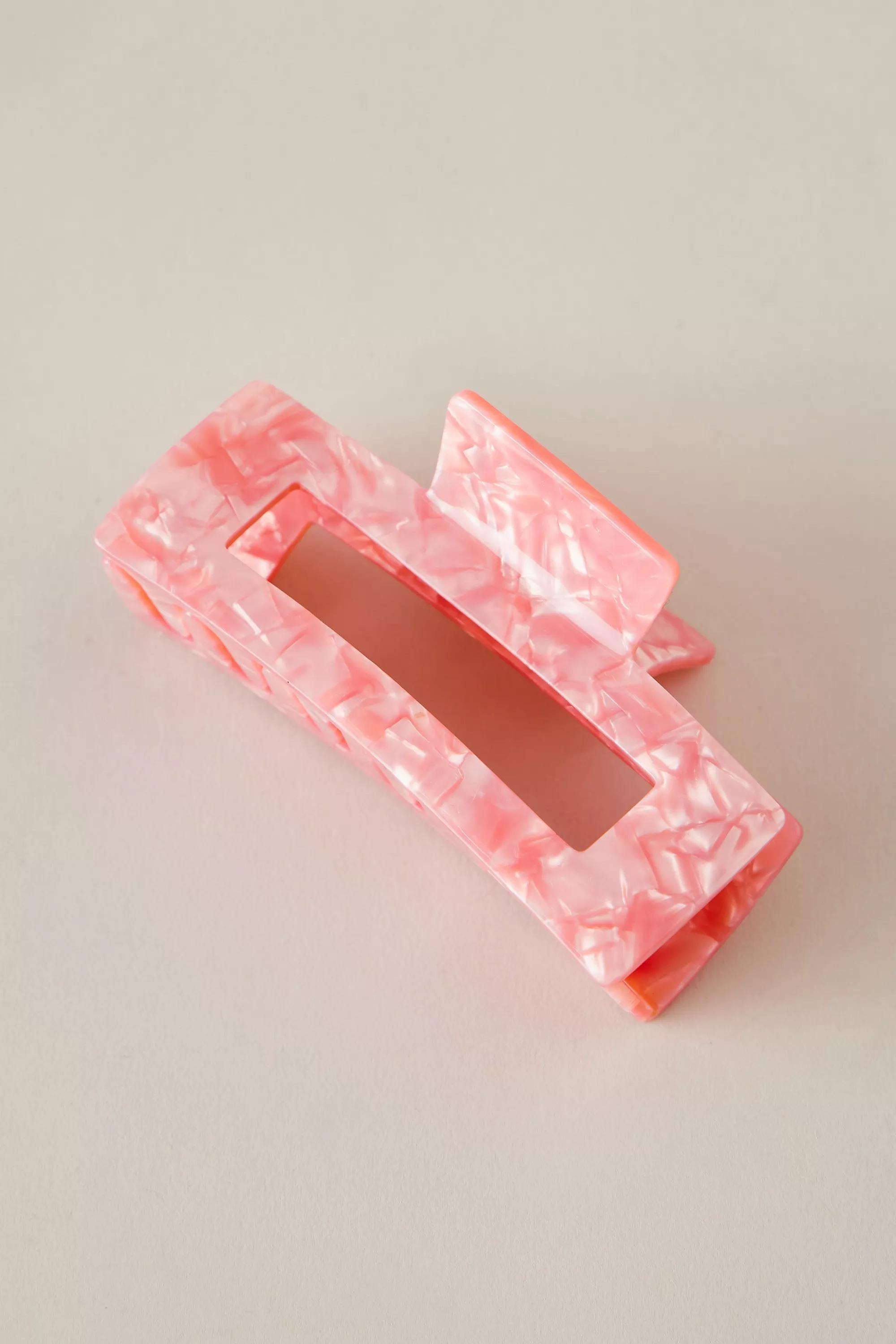 Square Resin Hair Claw Clip, , medium