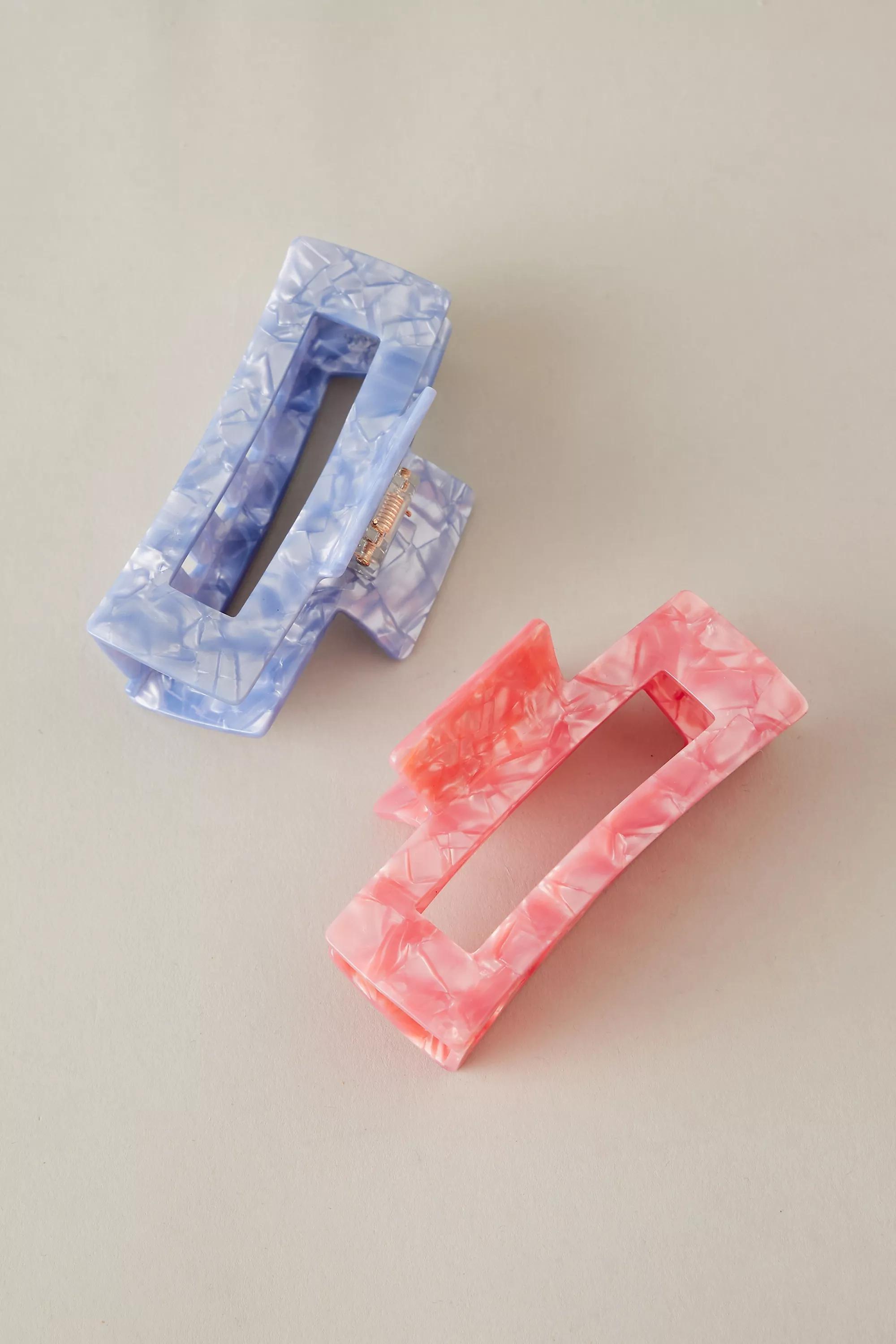 Square Resin Hair Claw Clip, A501_0066, large image number 4
