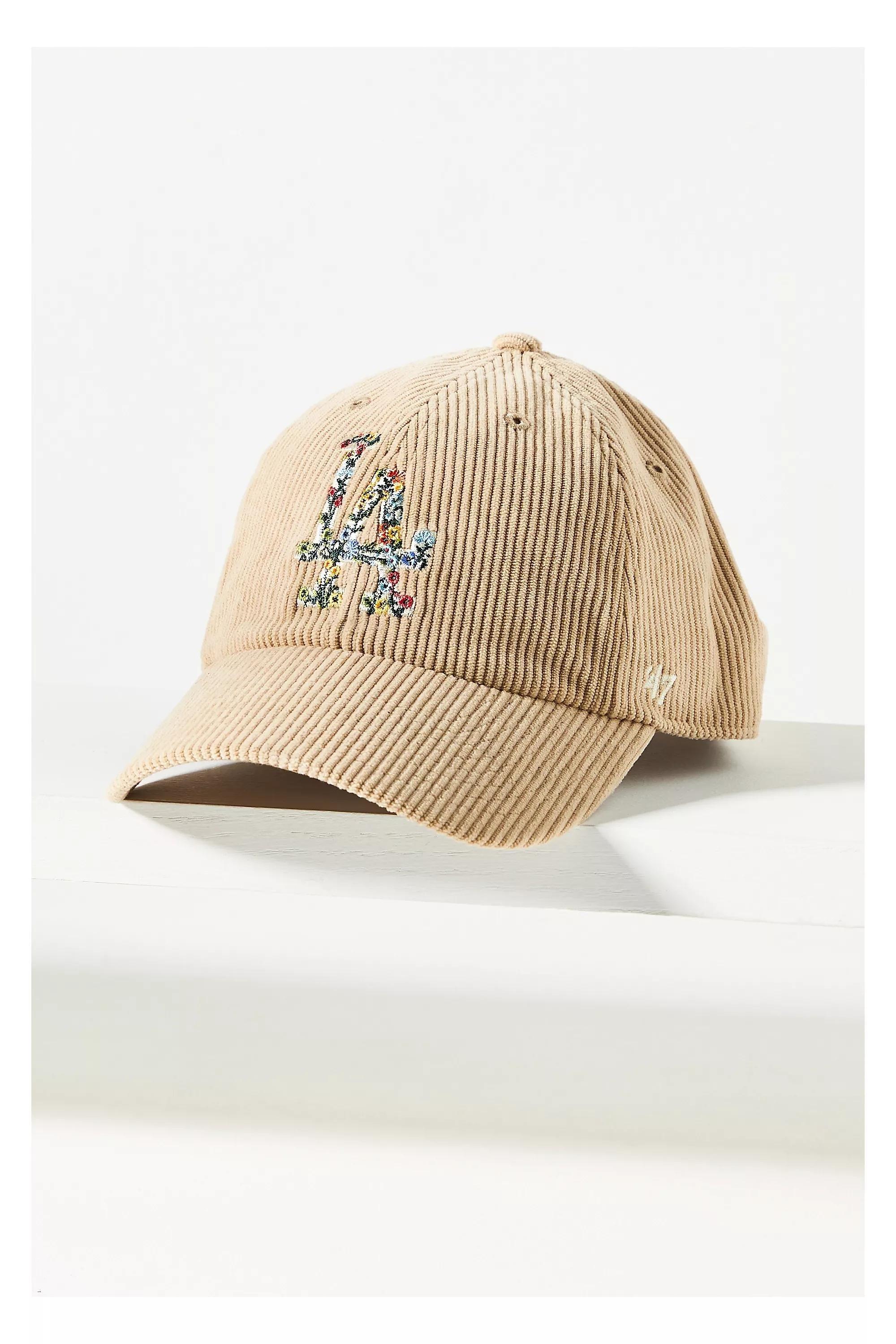 Anthropologie Embroidered Baseball Cap, Beige, A501_0036, large image number 0