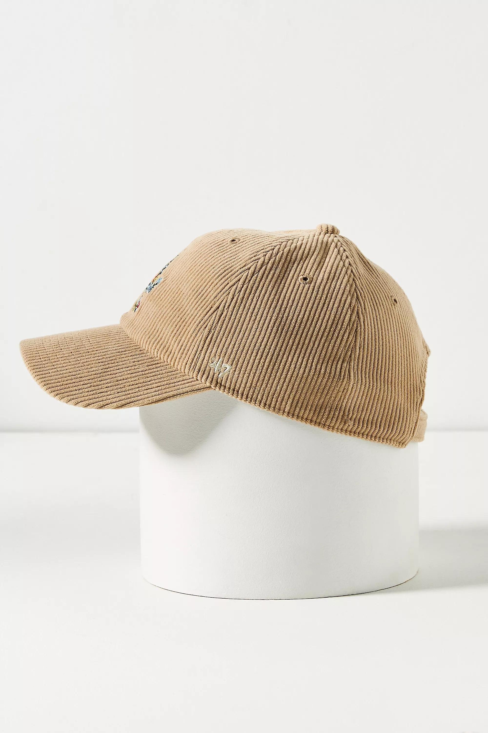 Anthropologie Embroidered Baseball Cap, Beige, A501_0036, large image number 4