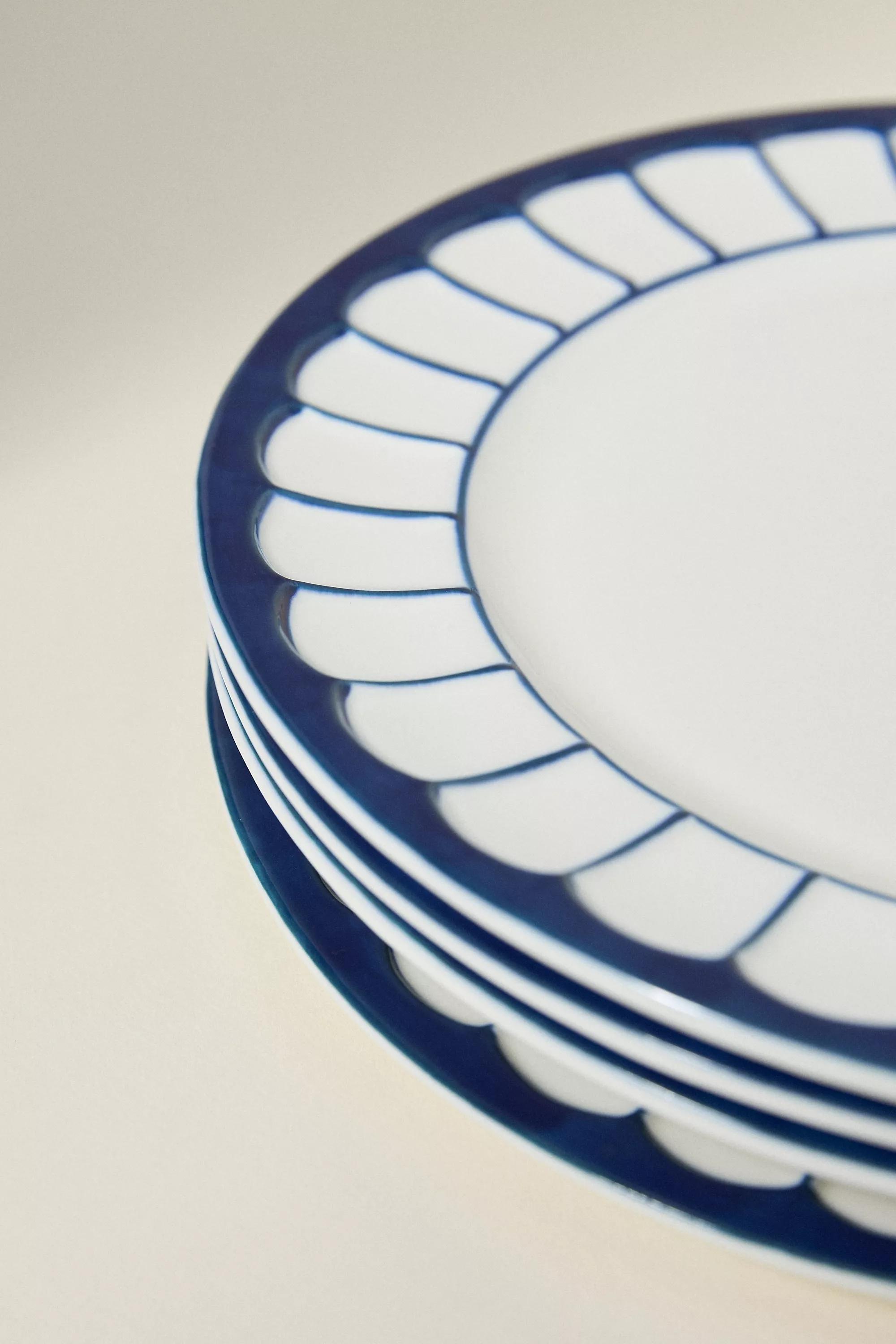 NAVY Boulevard Latte Stoneware Dinner Plates, Set of 4, A501_0041, large image number 2