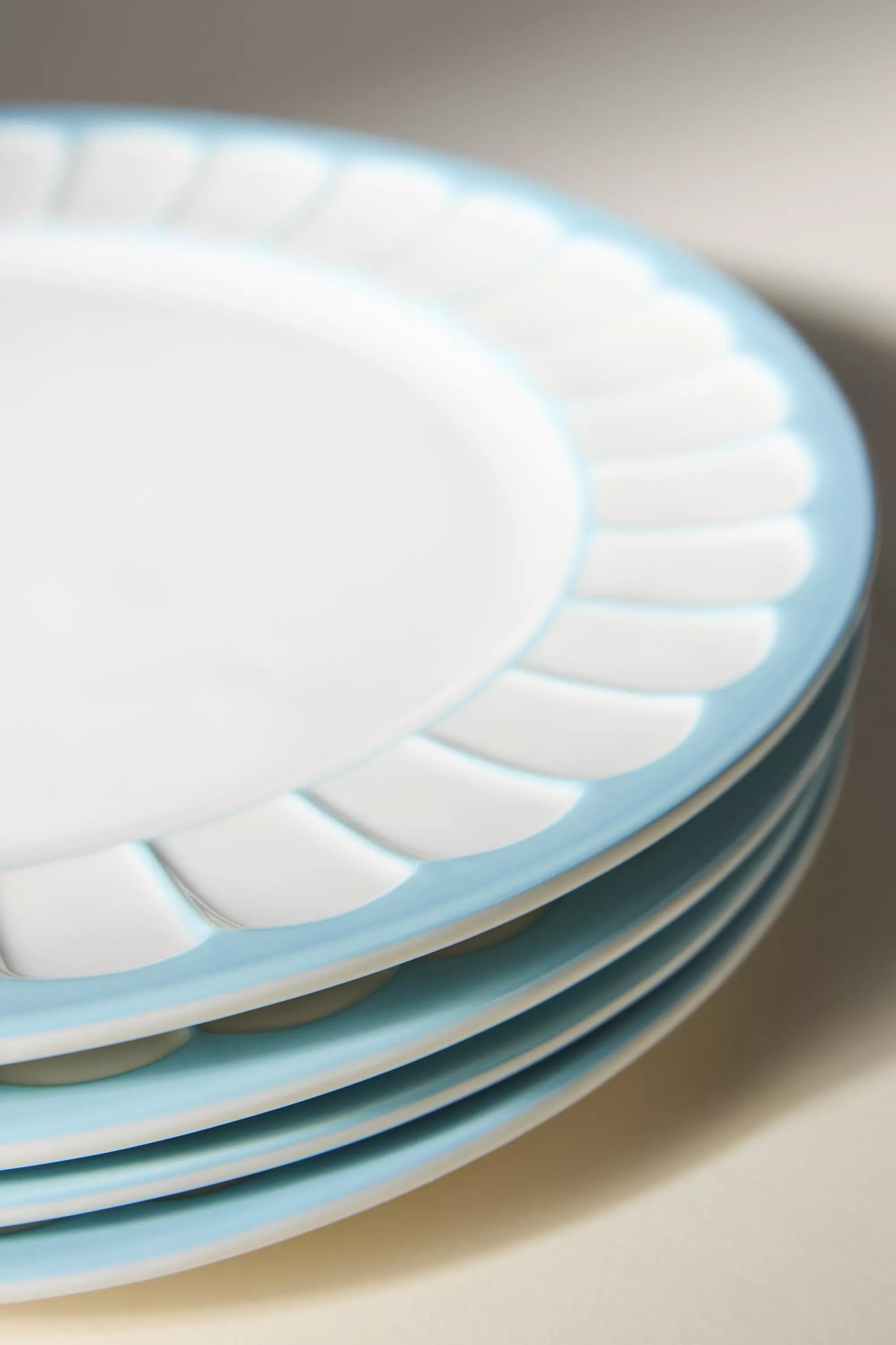 Sky Boulevard Latte Stoneware Dinner Plates, Set Of 4, A501_0045, large image number 4
