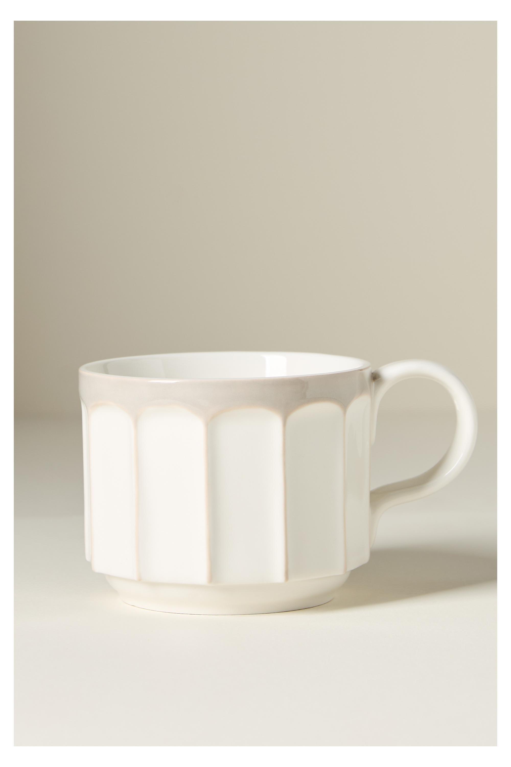 Boulevard Latte Stoneware Mug, White, A501_0014, large image number 4