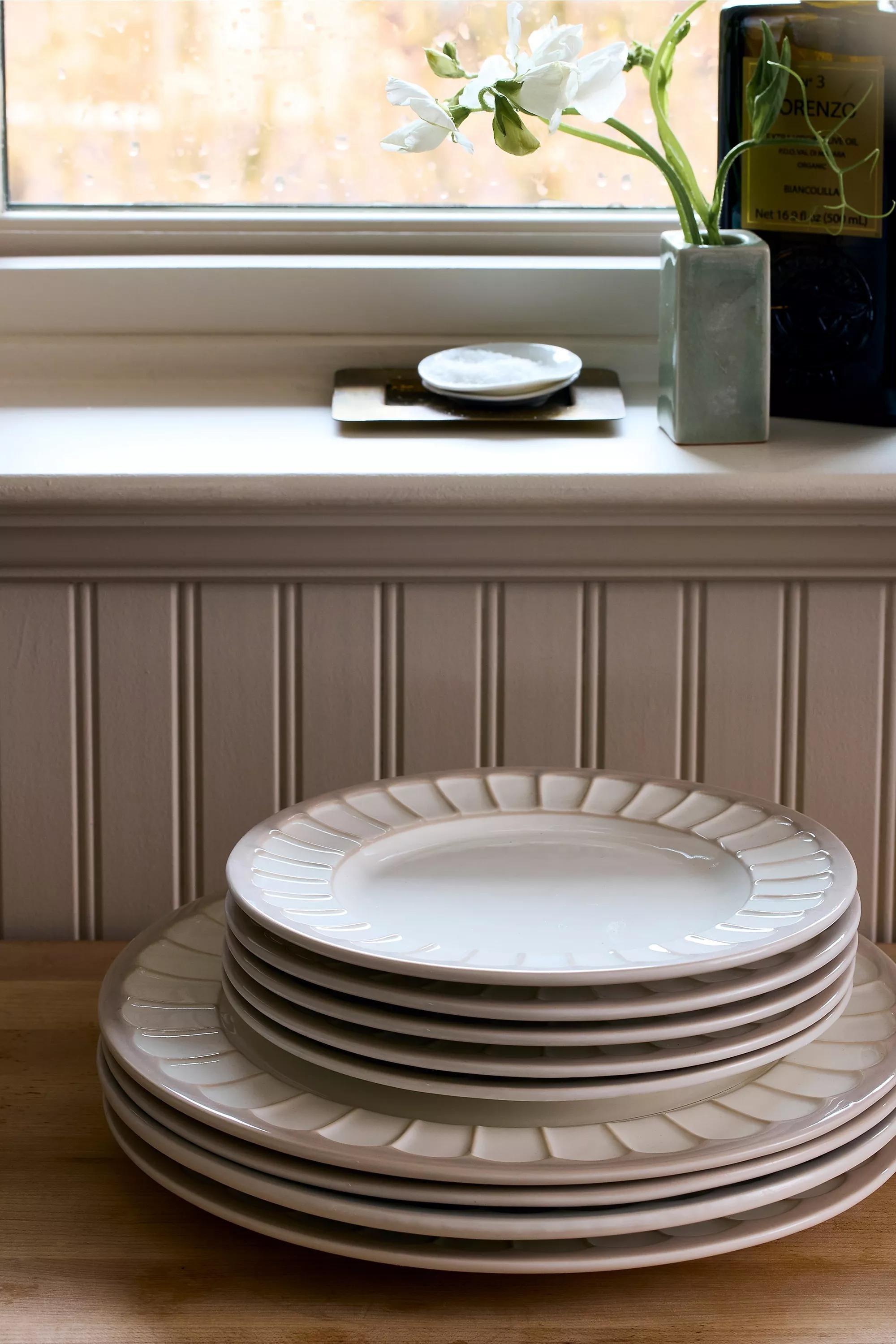 Boulevard Latte Stoneware Side Plates, Set Of 4, A501_0014, large image number 0