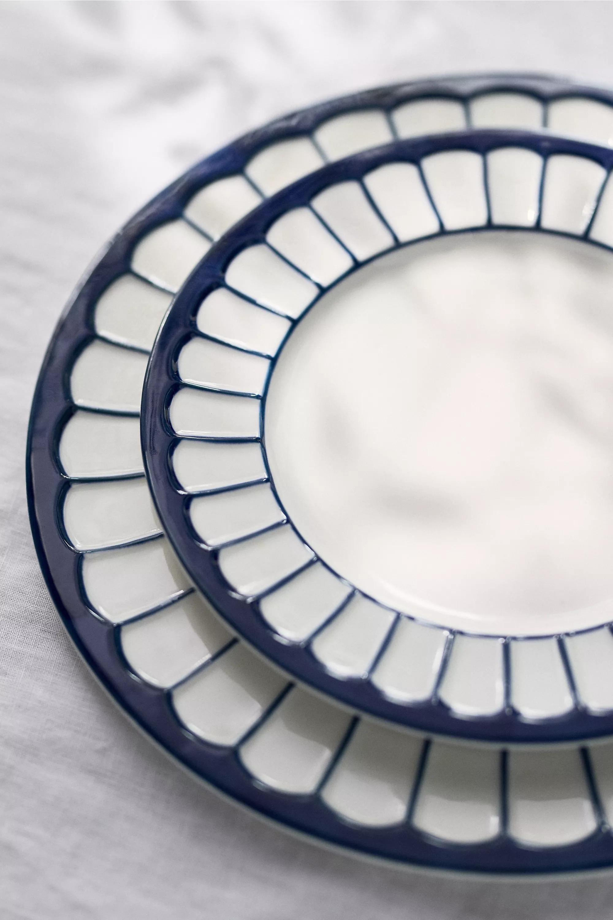NAVY Boulevard Latte Stoneware Side Plates, Set of 4, A501_0041, large image number 0