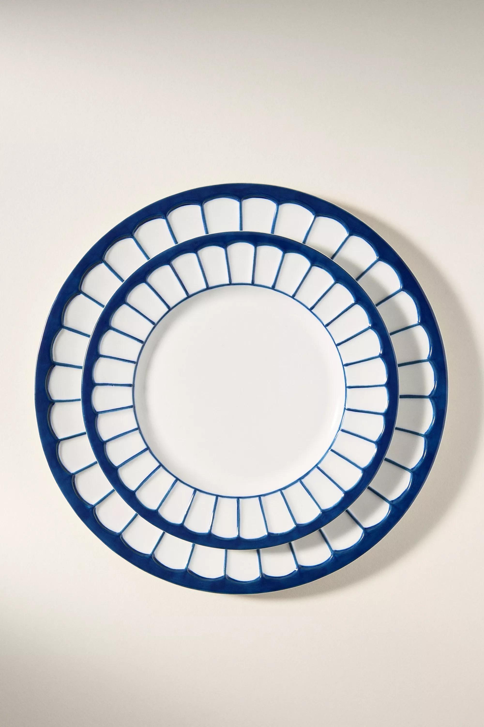 NAVY Boulevard Latte Stoneware Side Plates, Set of 4, A501_0041, large image number 1