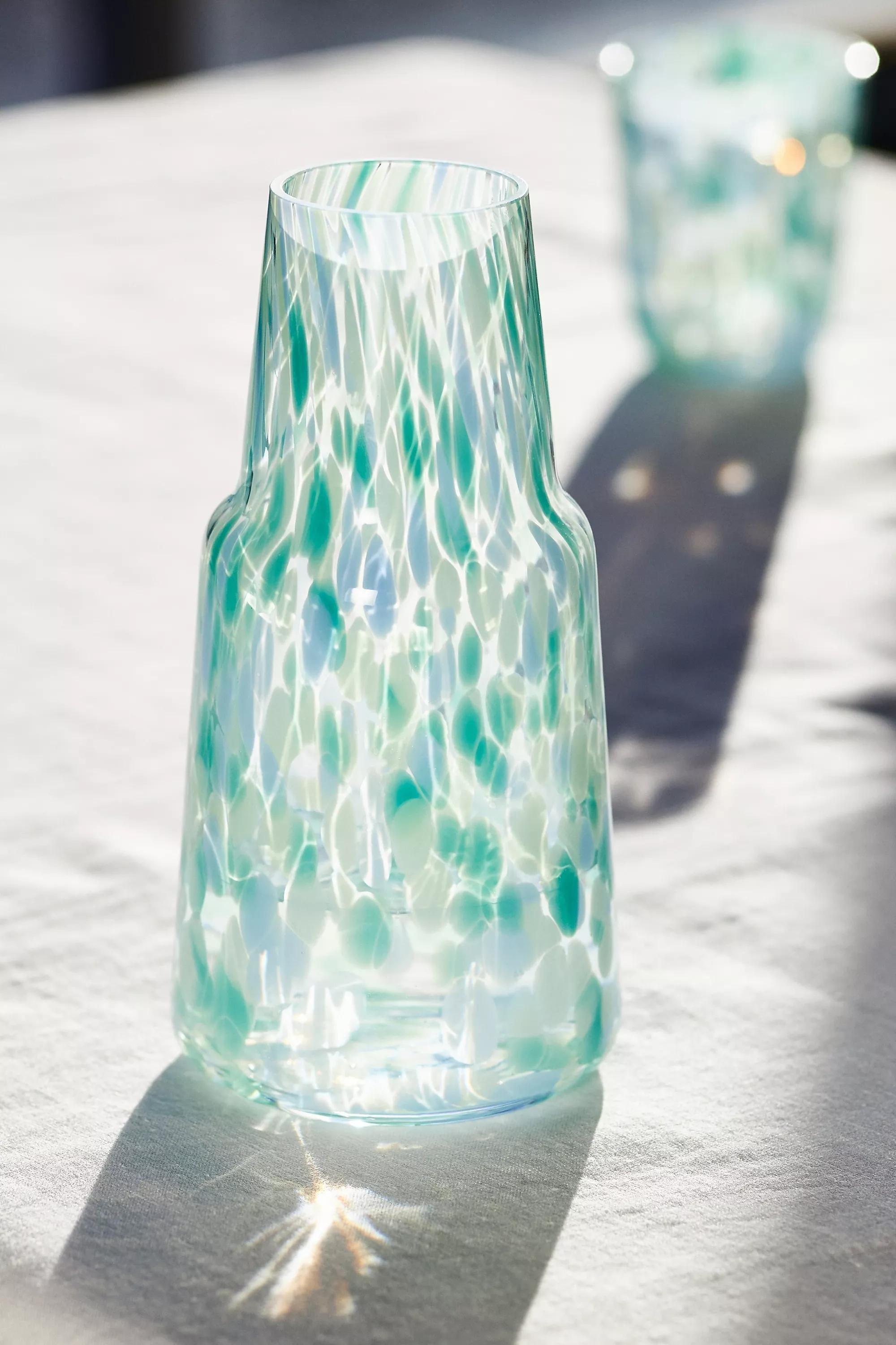 Charlie Glass Carafe, Blue, A501_0046, large image number 0