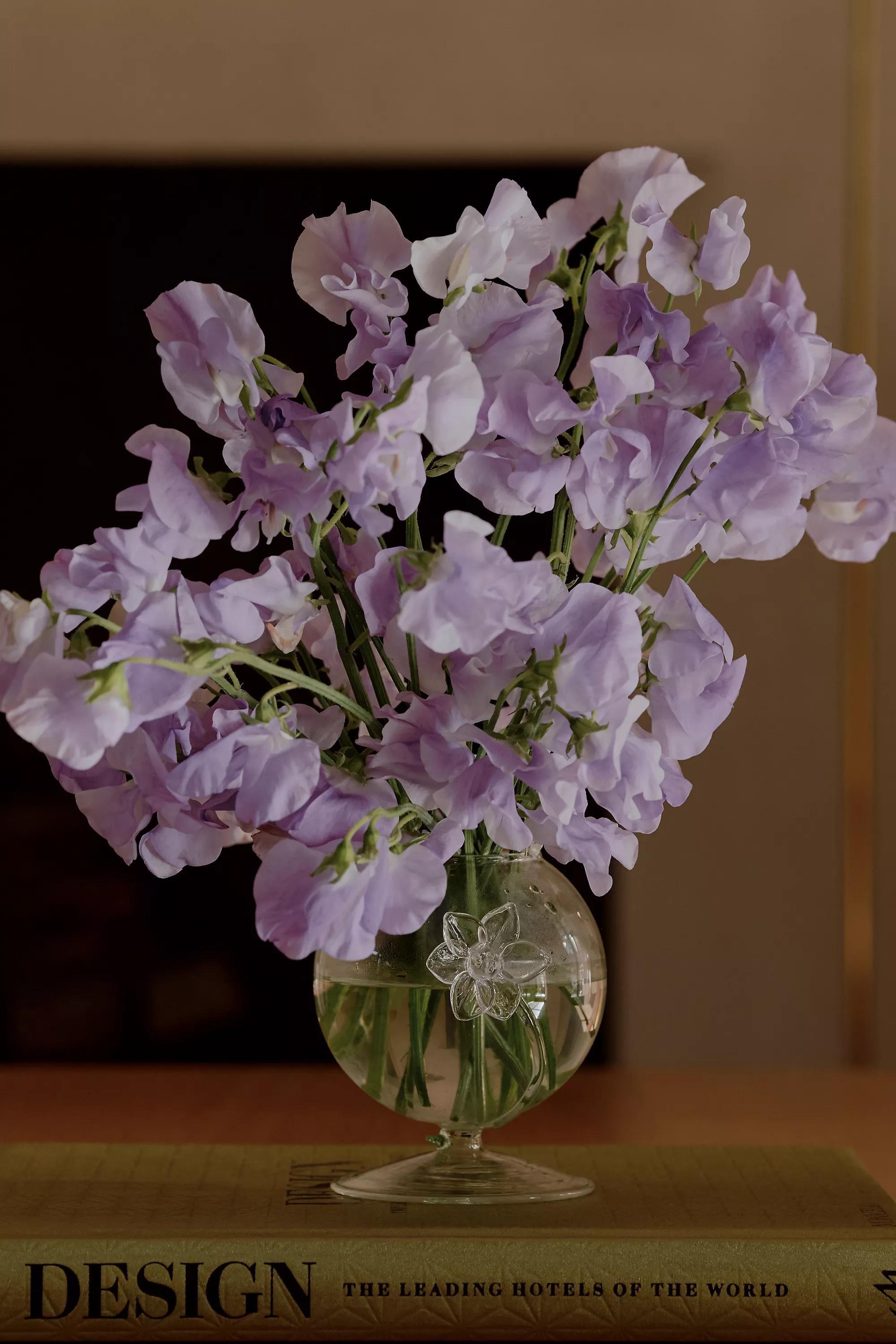 CLEAR Ivie Glass Bud Vase, A501_0100, large image number 3