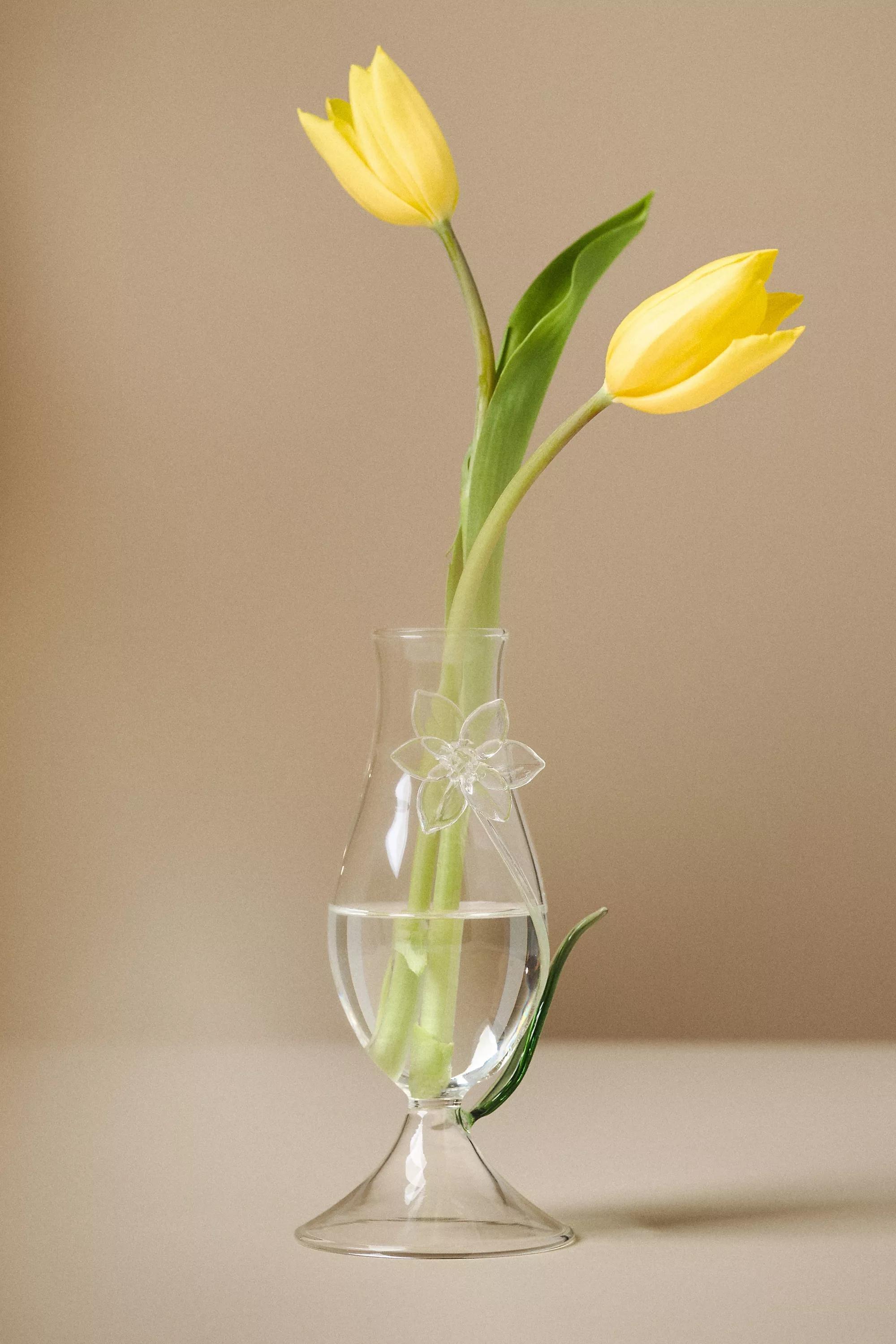 LIGHT GREEN Ivie Glass Bud Vase, A501_0237, large image number 0