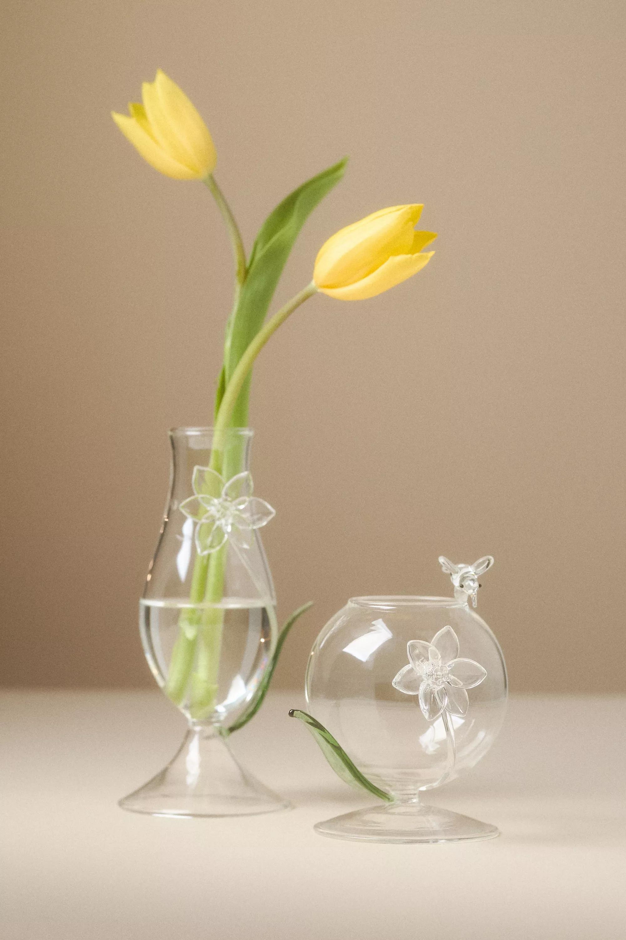 LIGHT GREEN Ivie Glass Bud Vase, A501_0237, large image number 1