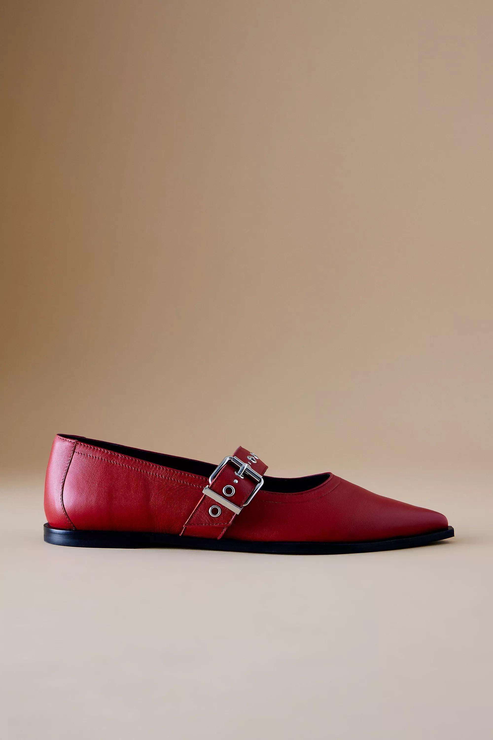 Anthropologie Mary Jane, Red, , large image number 1