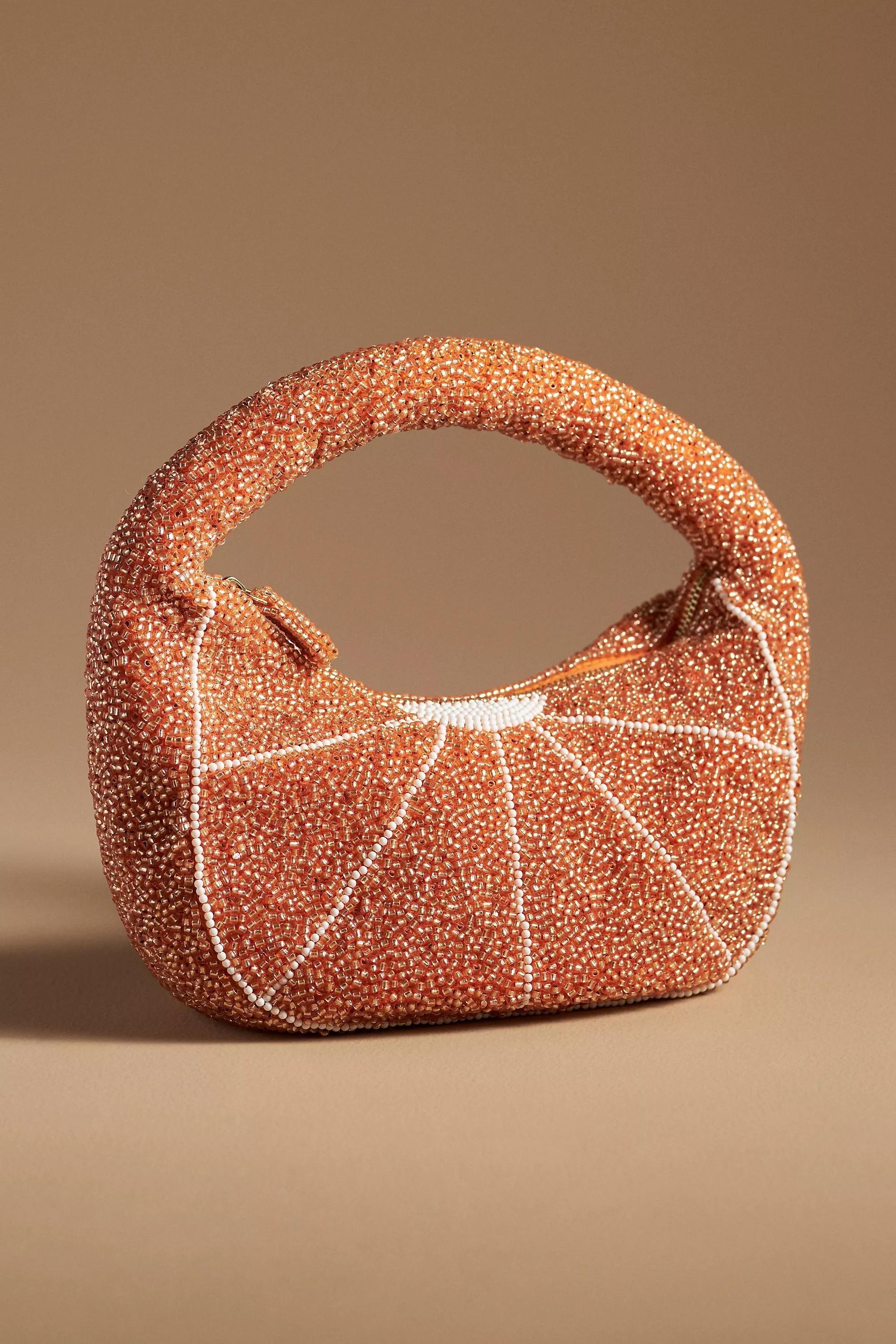 Anthropologie Bag Women Embellishment, Orange, , medium