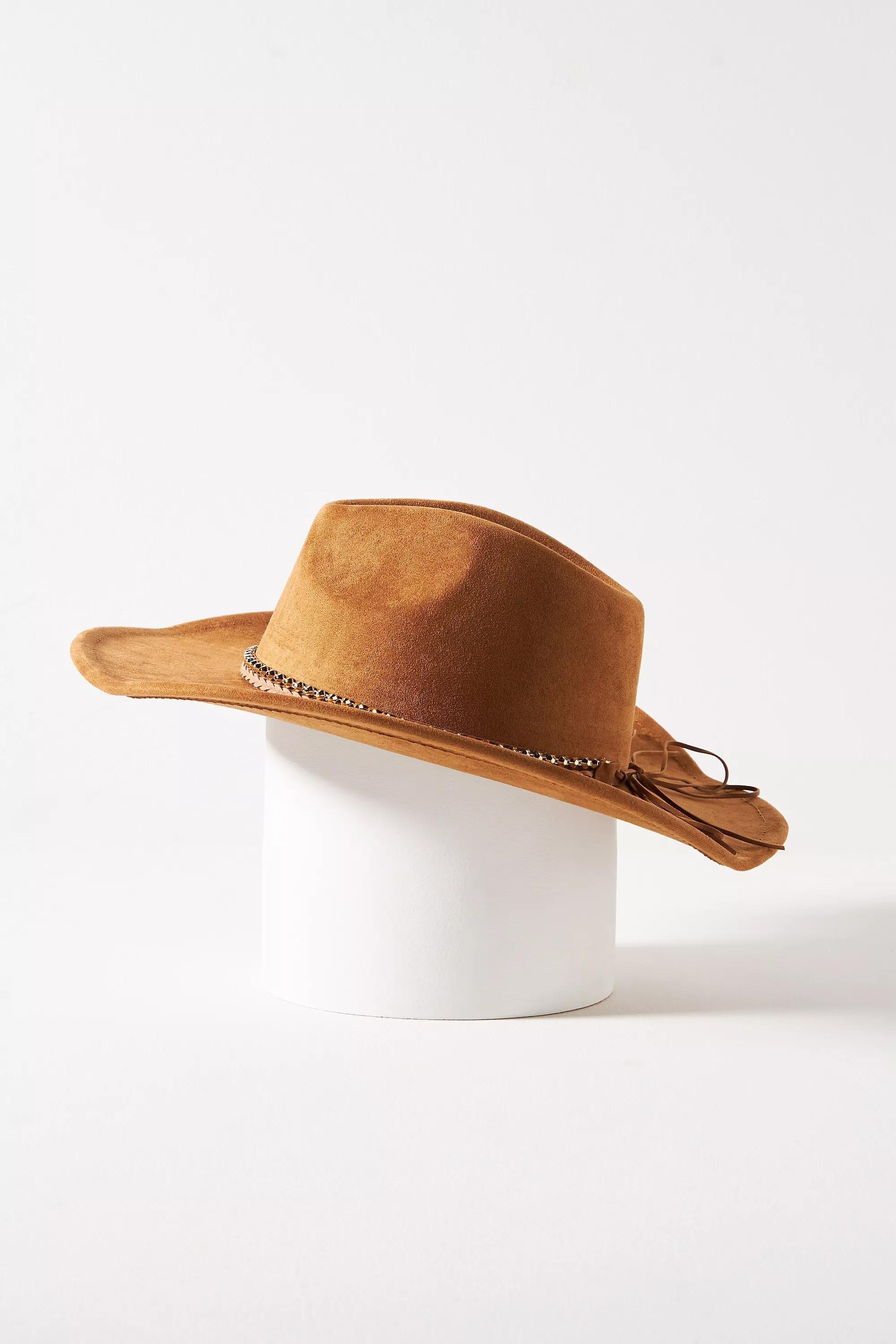 Anthropologie Faux-Suede Rancher, Brown, A501_0025, large image number 2