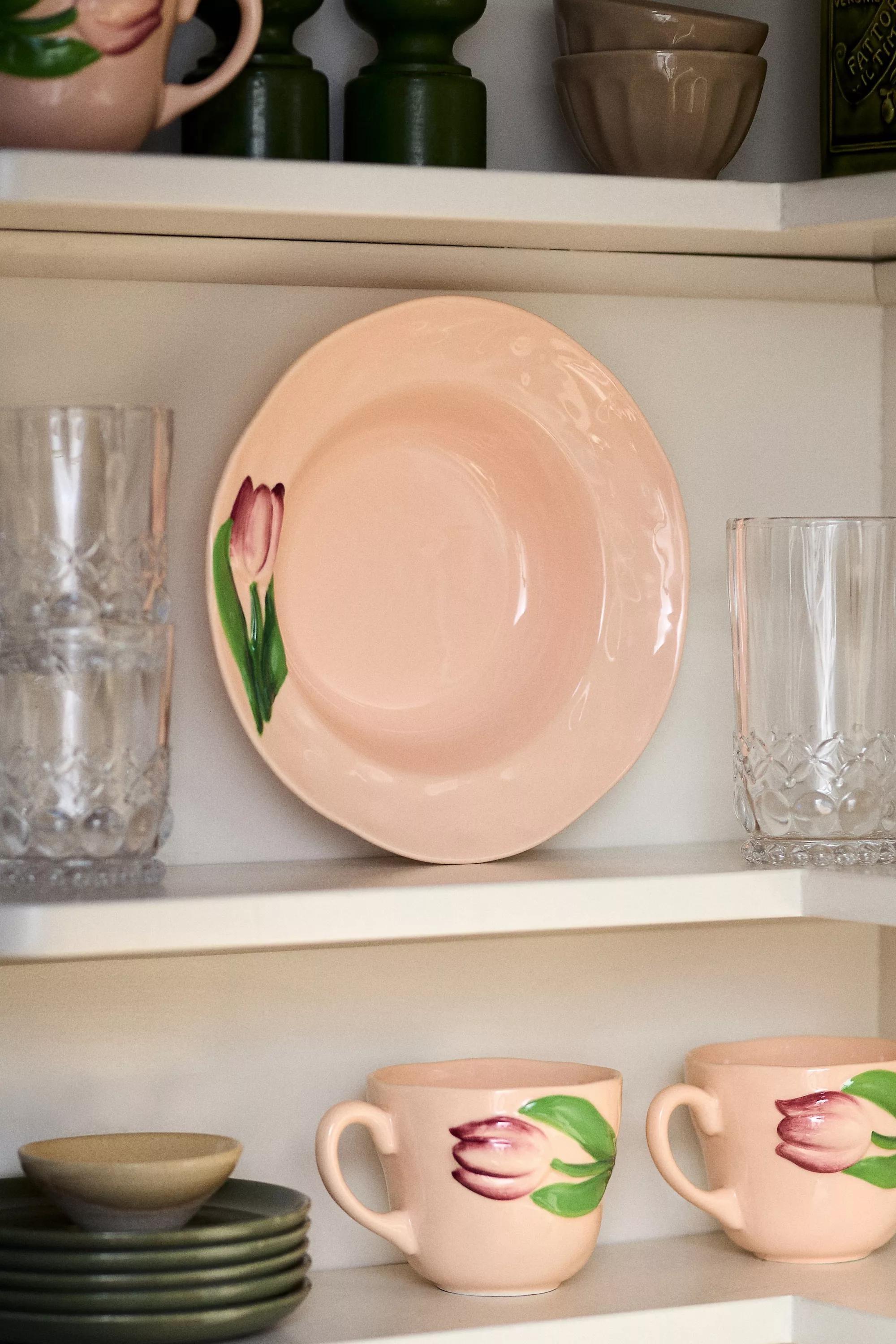 Foster Citrus Stoneware Pasta Bowl, Pink, A501_0067, large image number 0