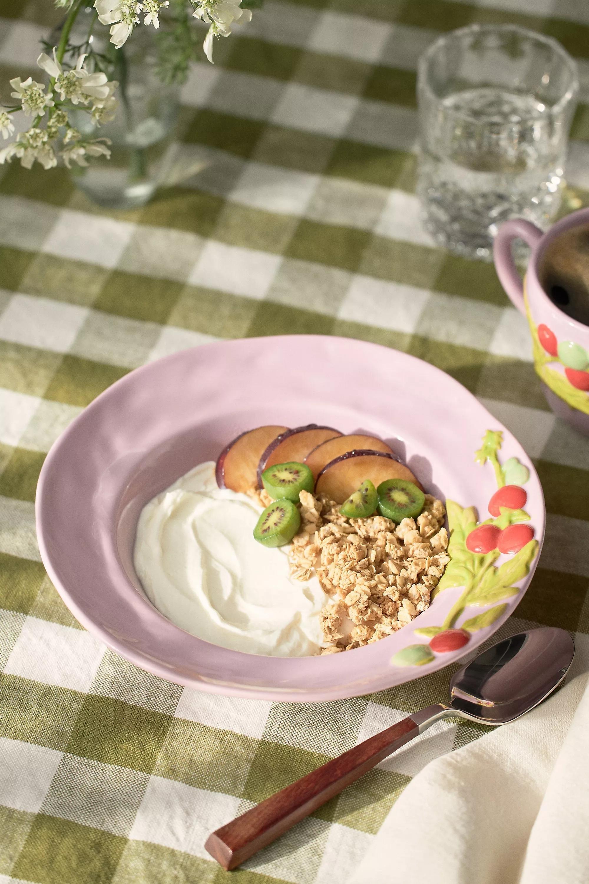 Foster Icon Stoneware Dessert Plate, Pink, A501_0104, large image number 0