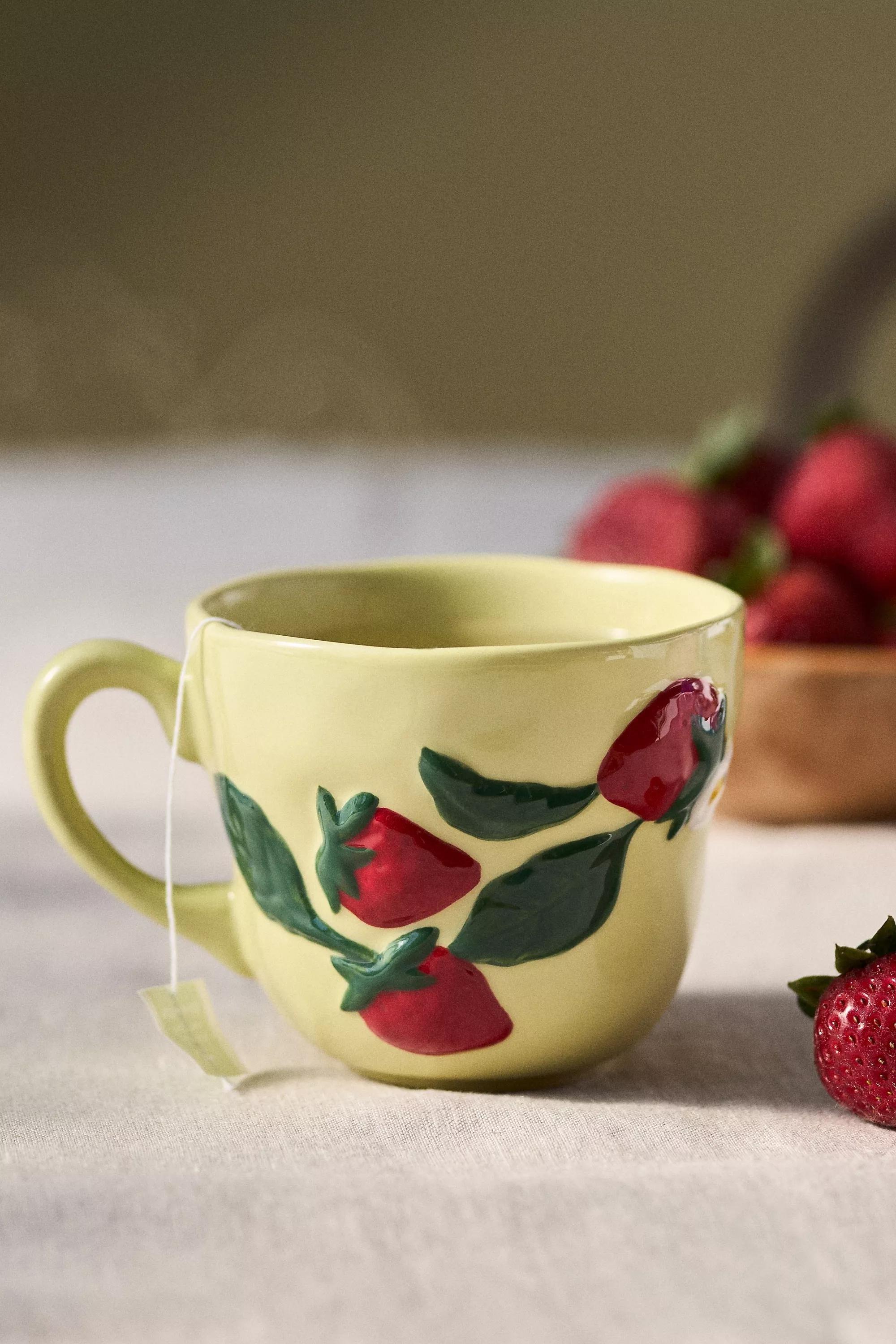Foster Stoneware Mug, Red, A501_0060, large image number 0