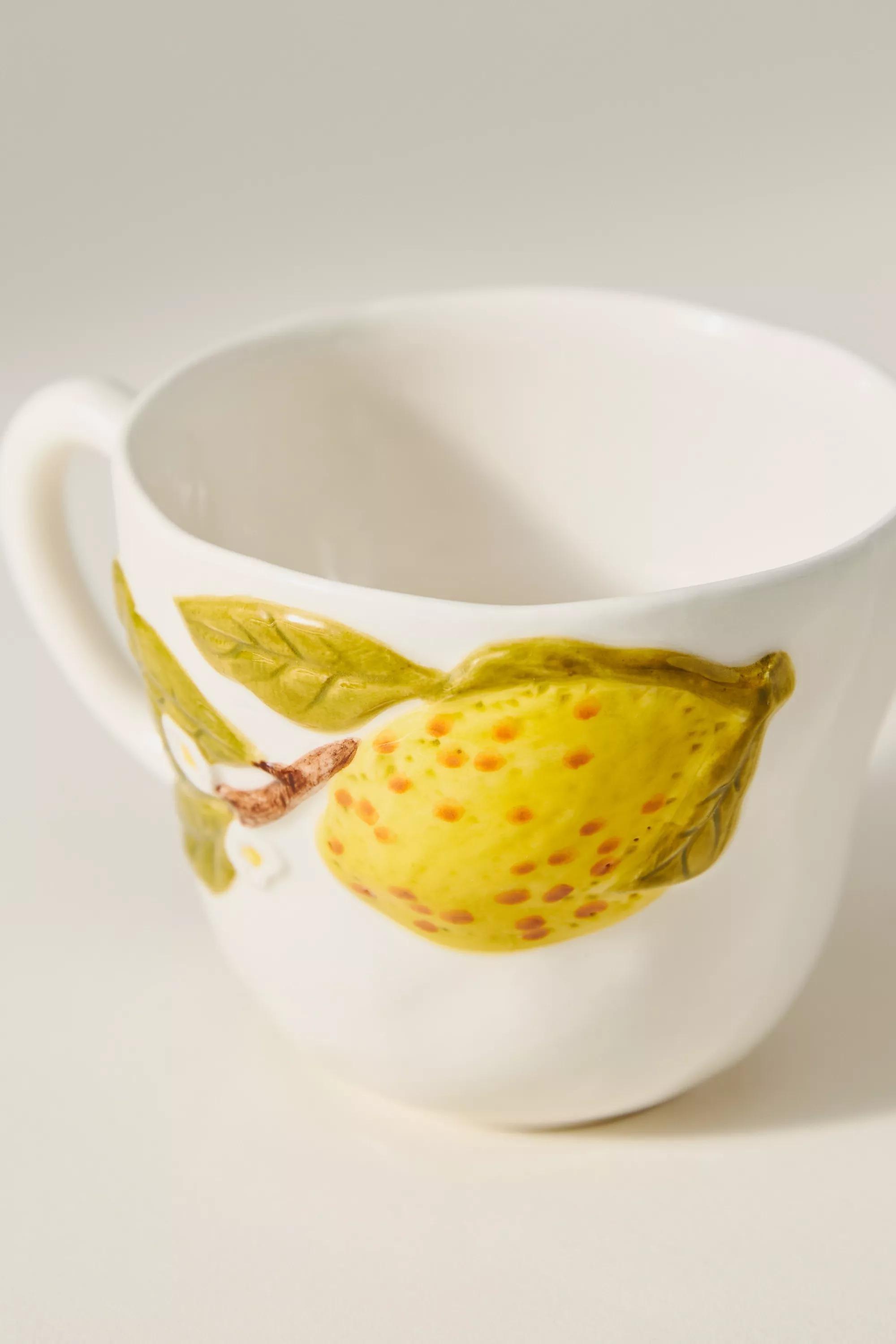 Foster Stoneware Mug, Yellow, A501_0072, large image number 2