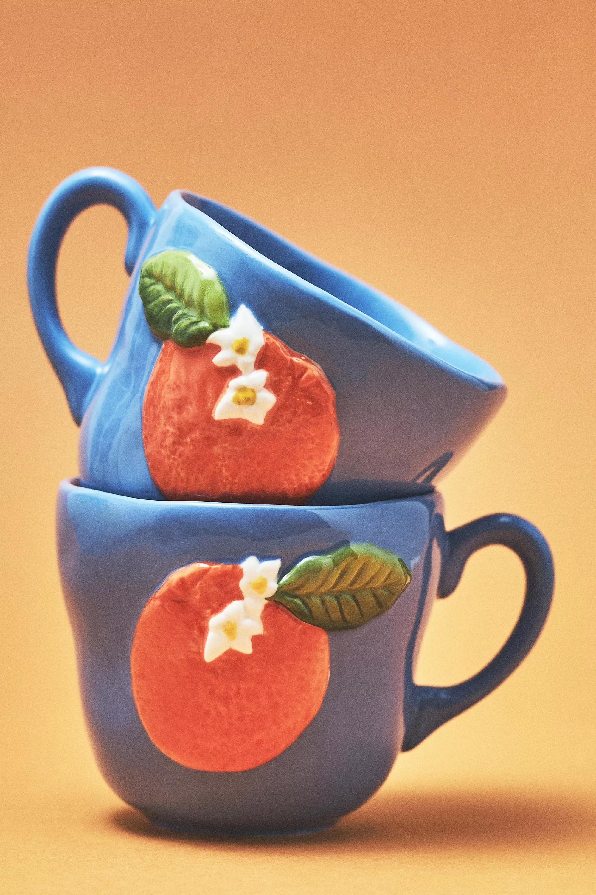 ORANGE Foster Stoneware Mug, A501_0080, large image number 1