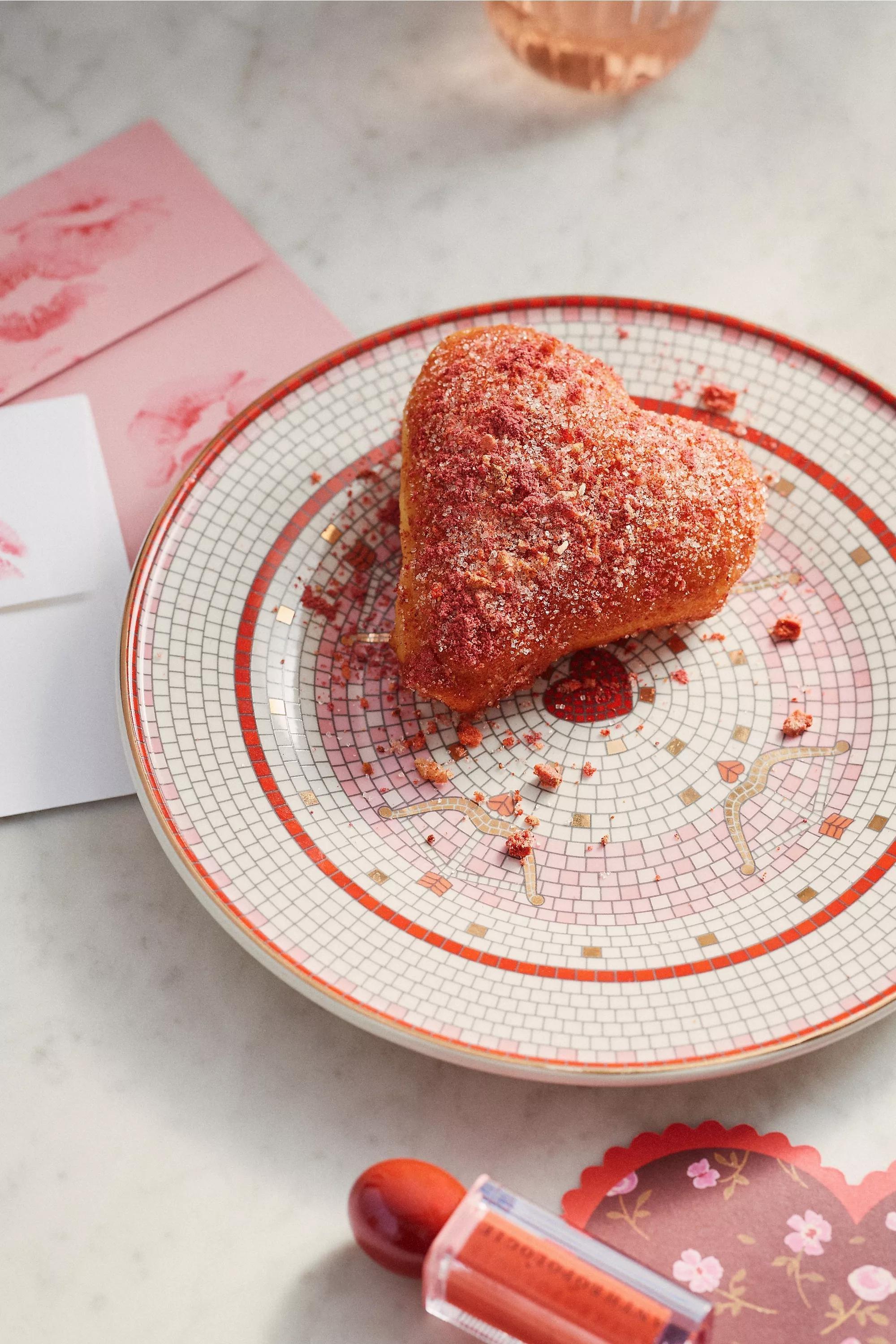 Valentine Bistro Tile Dessert Plate, A501_0060, large image number 5