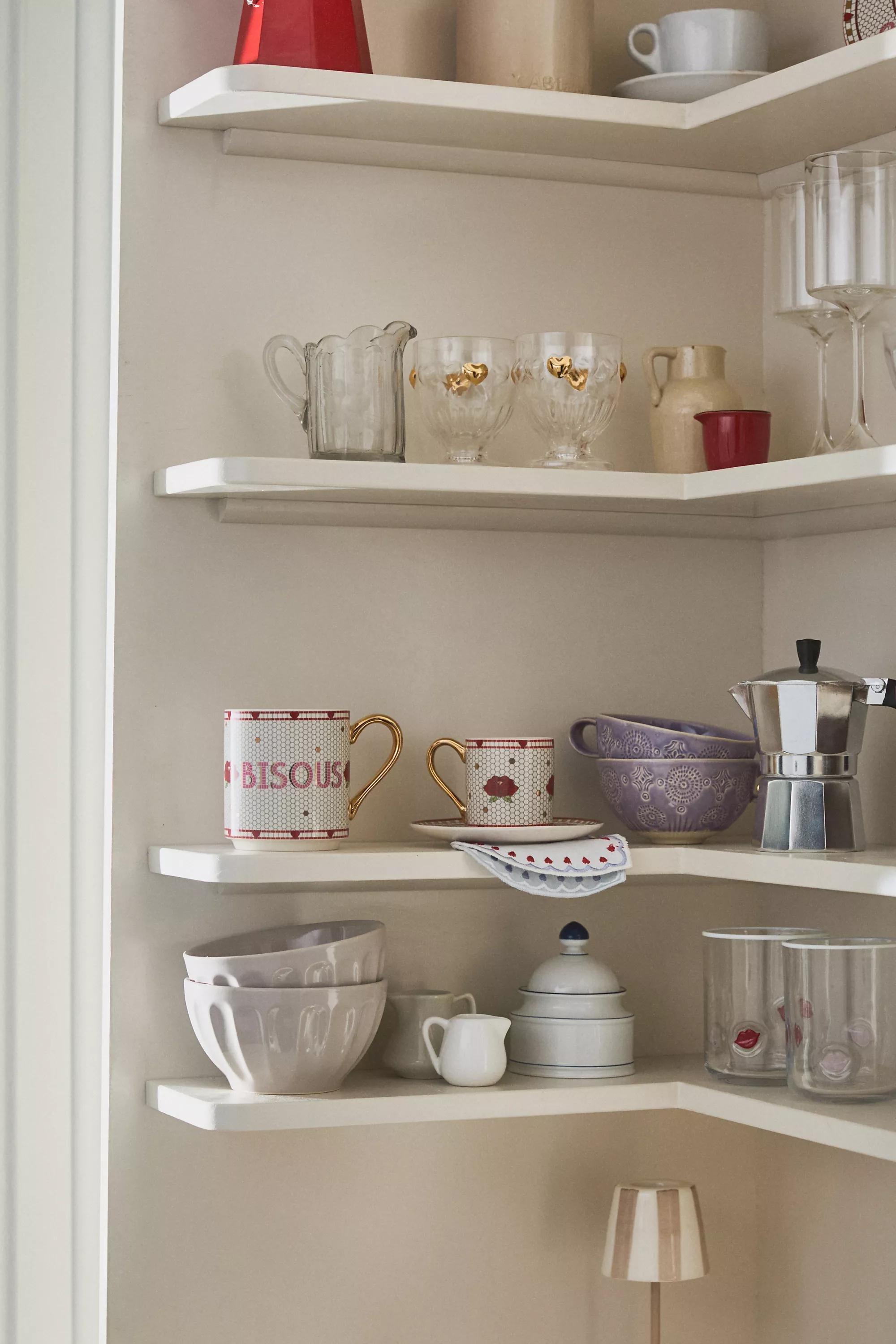 The Bistro Tile Stoneware Mug, Red, A501_0060, large image number 4