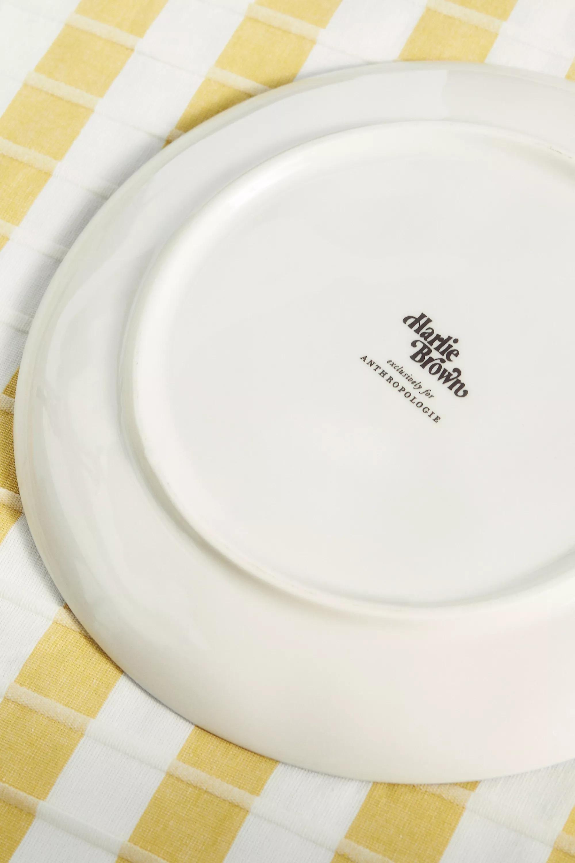 Stoneware Dessert Plate, Blue, A501_0040, large image number 3