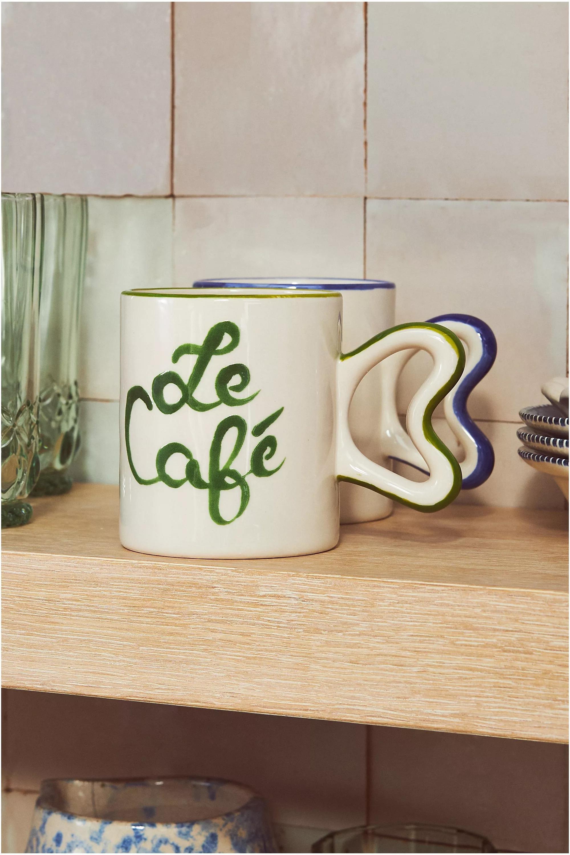 Harlie Brown Studio Belle Stoneware Dessert Plate, Green, A501_0026, large image number 0