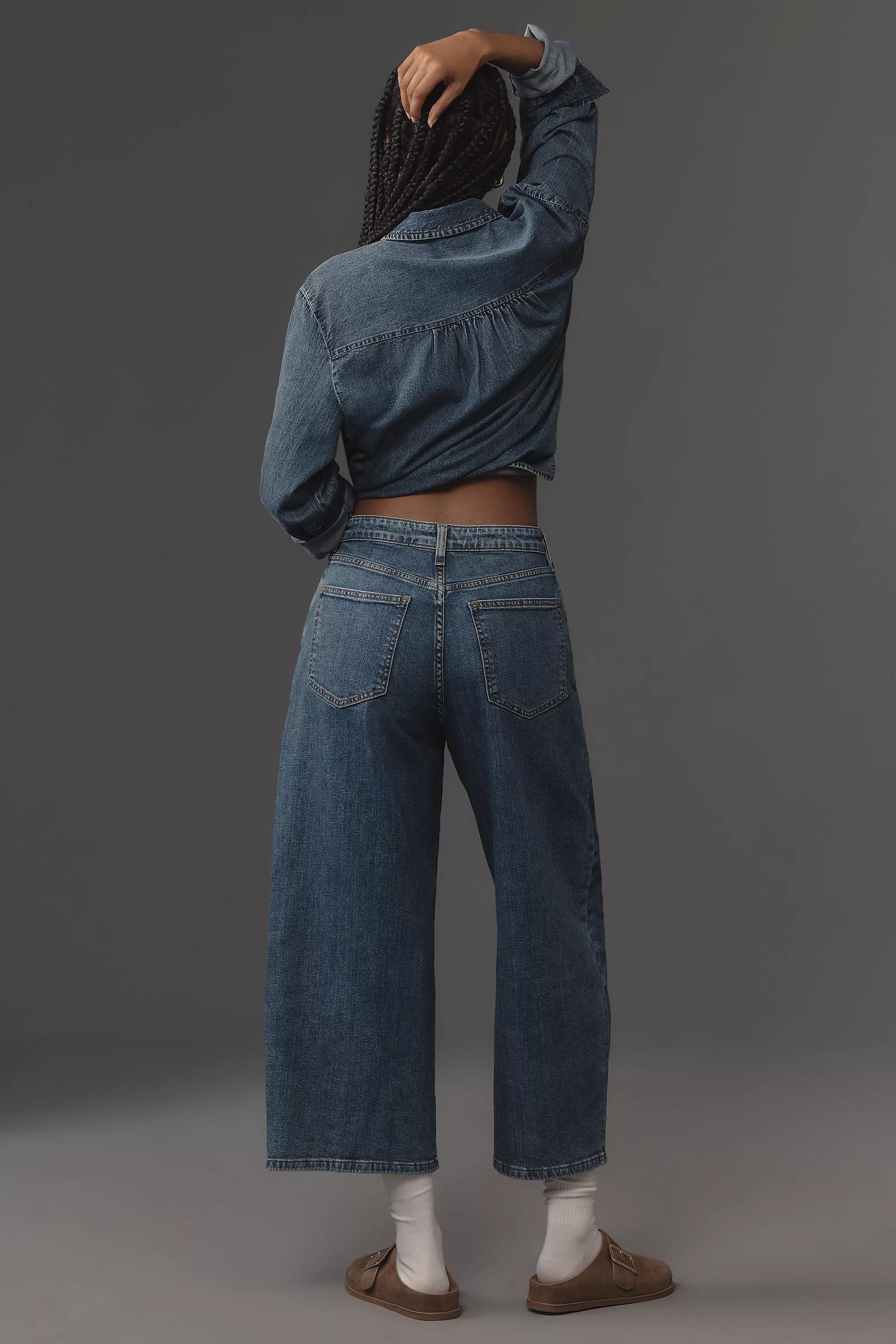 Anthropologie ed Denim Wide-Leg, Navy, , large image number 3
