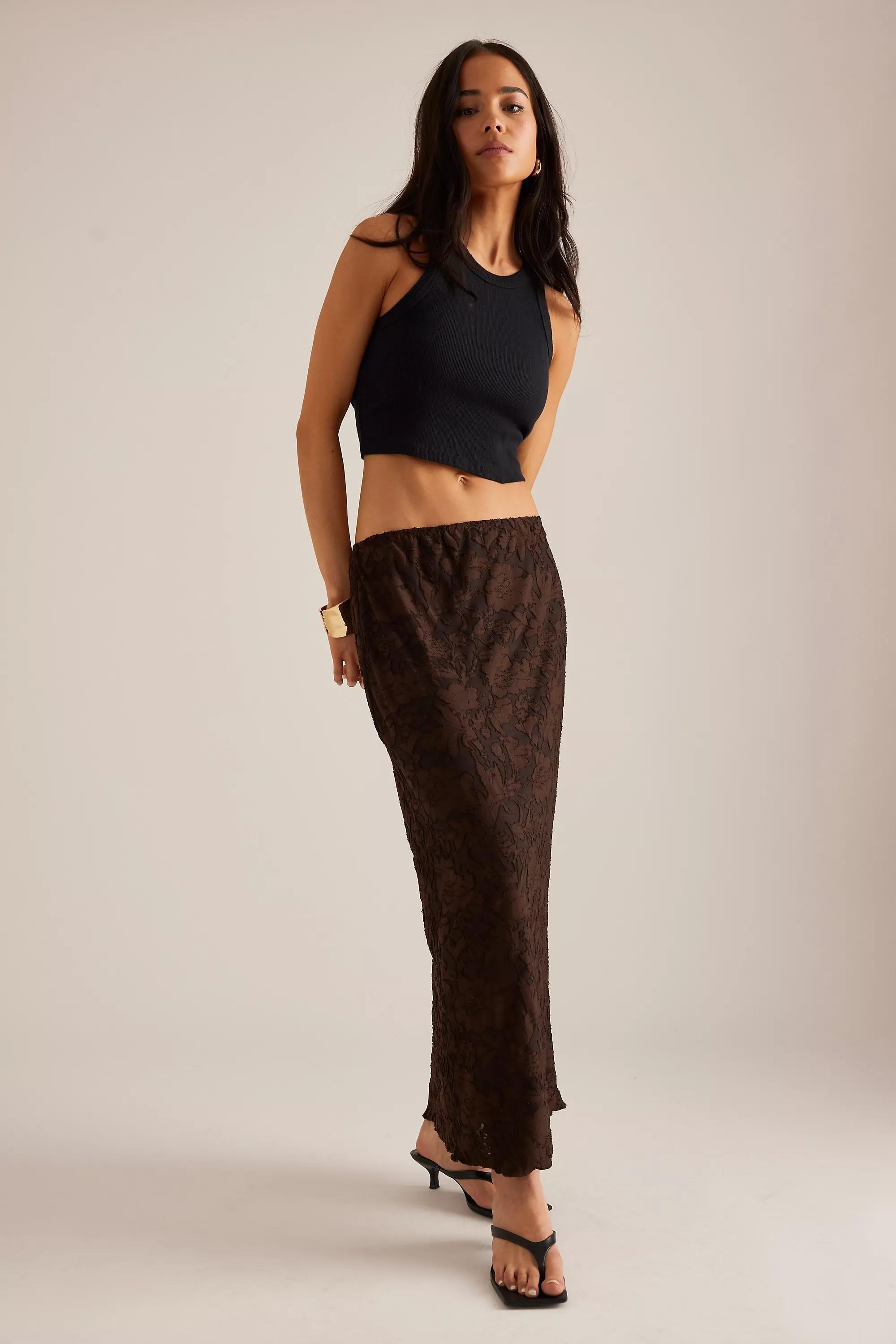 Anthropologie Maxi Skirt, Brown, , large image number 0
