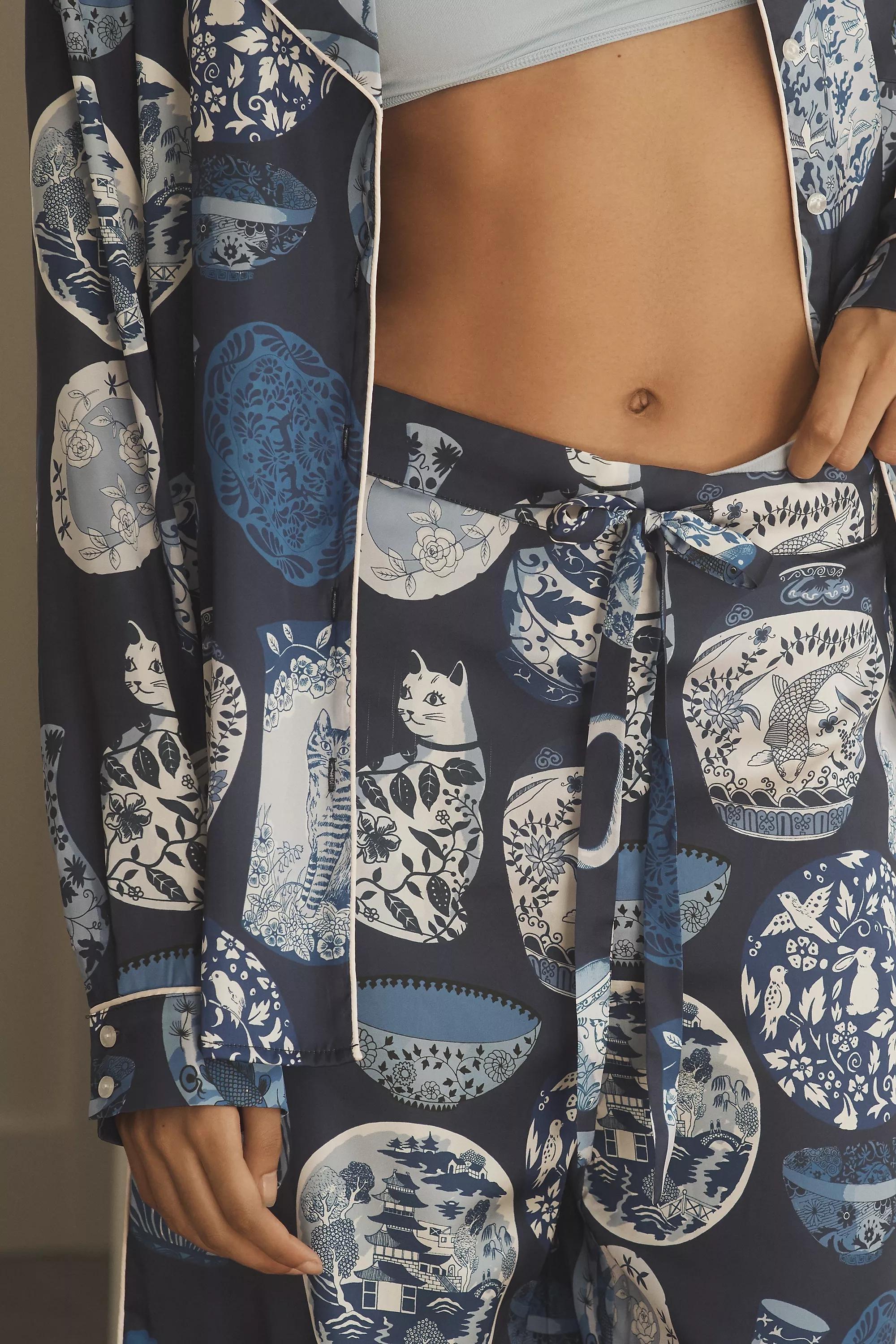 Anthropologie Pottery Pyjama Set, Black, , large image number 3